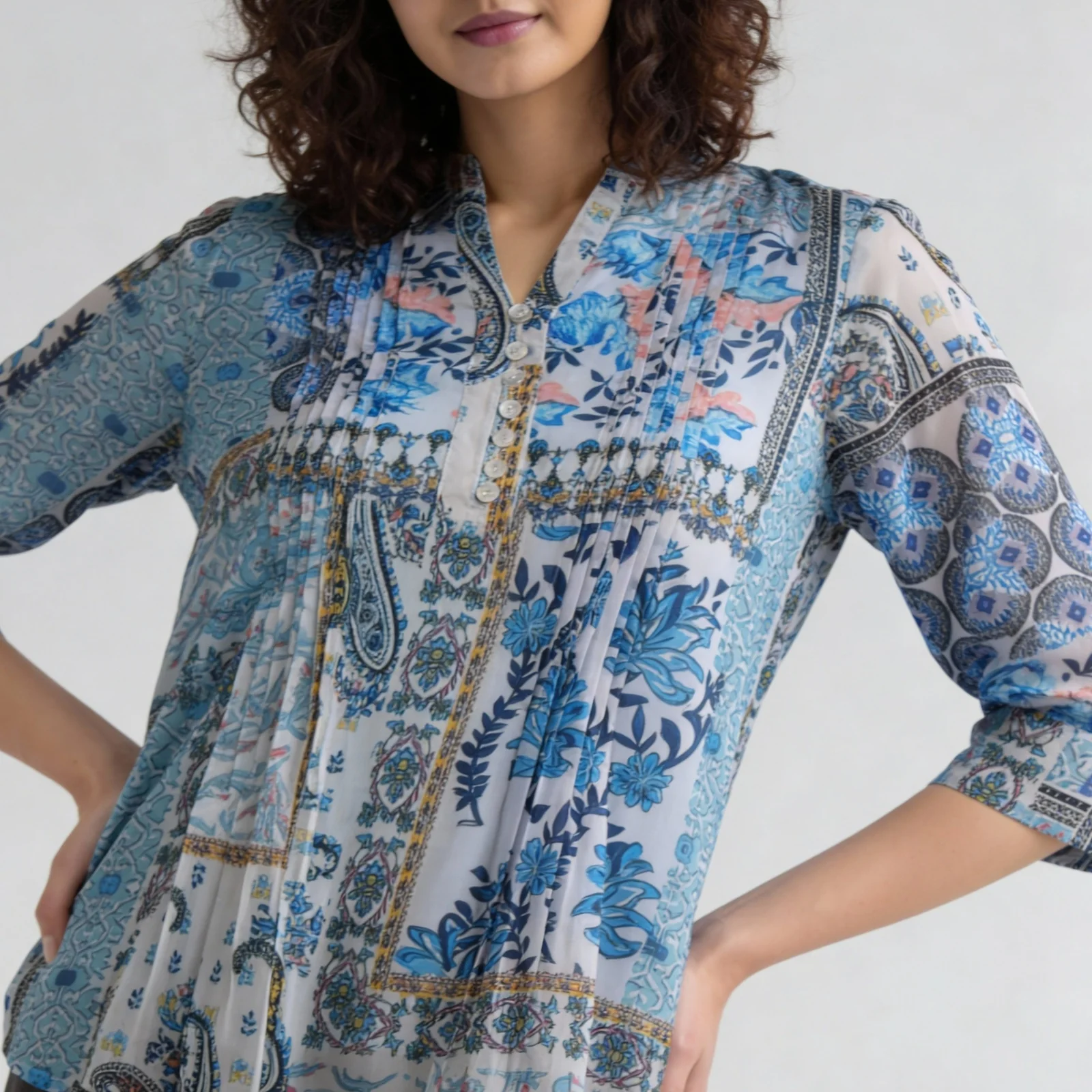 Printed Flared Top - Image 4