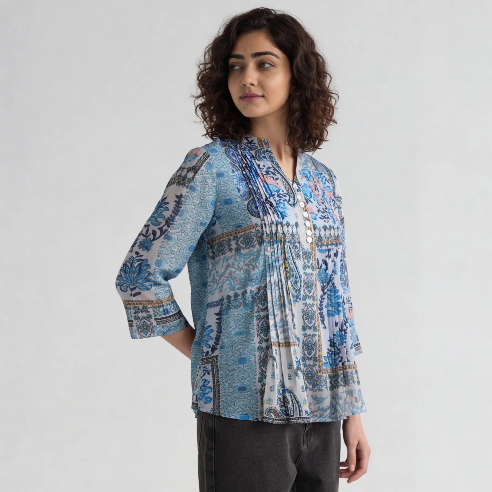 Printed Flared Top - Image 5