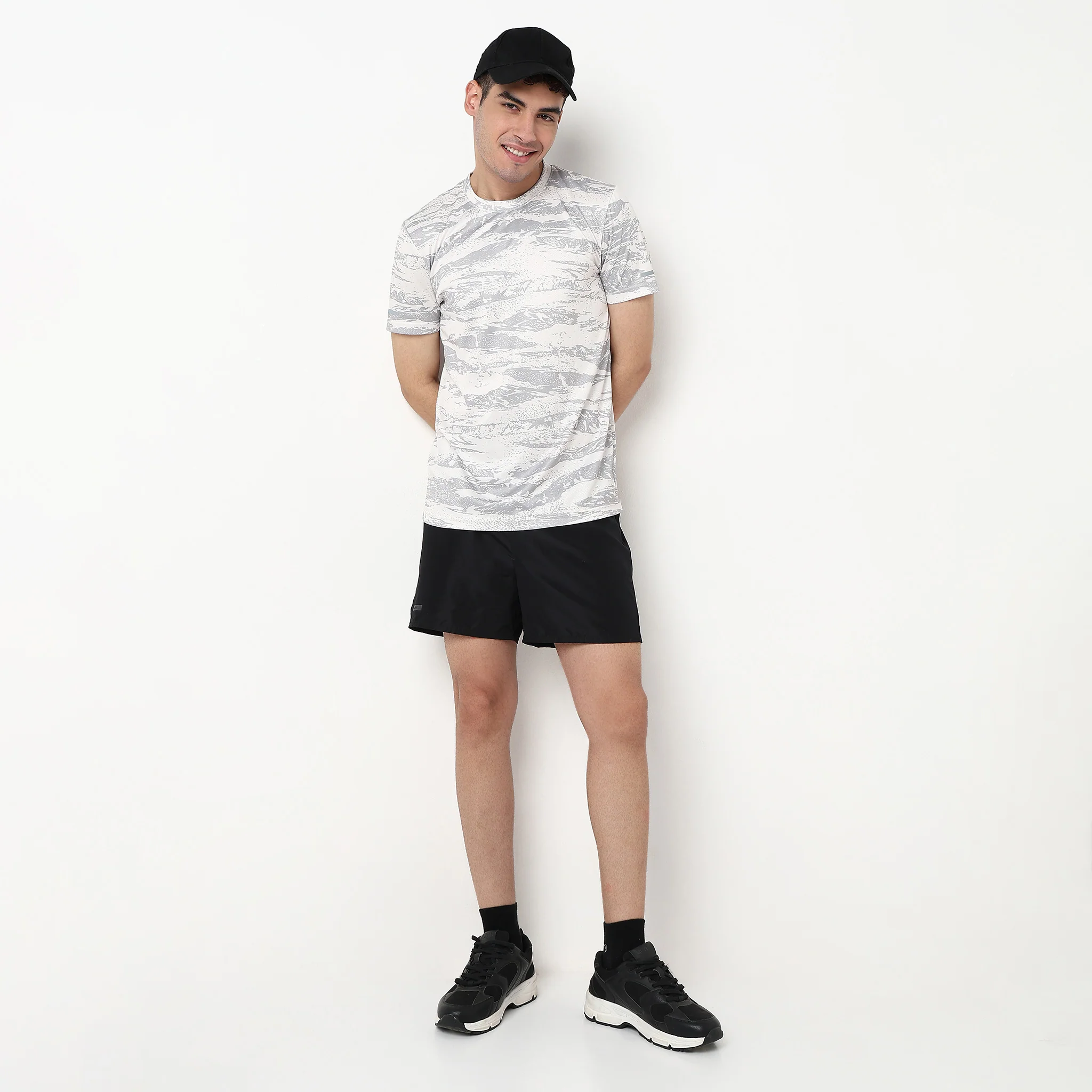 All Over Printed Running T-Shirt