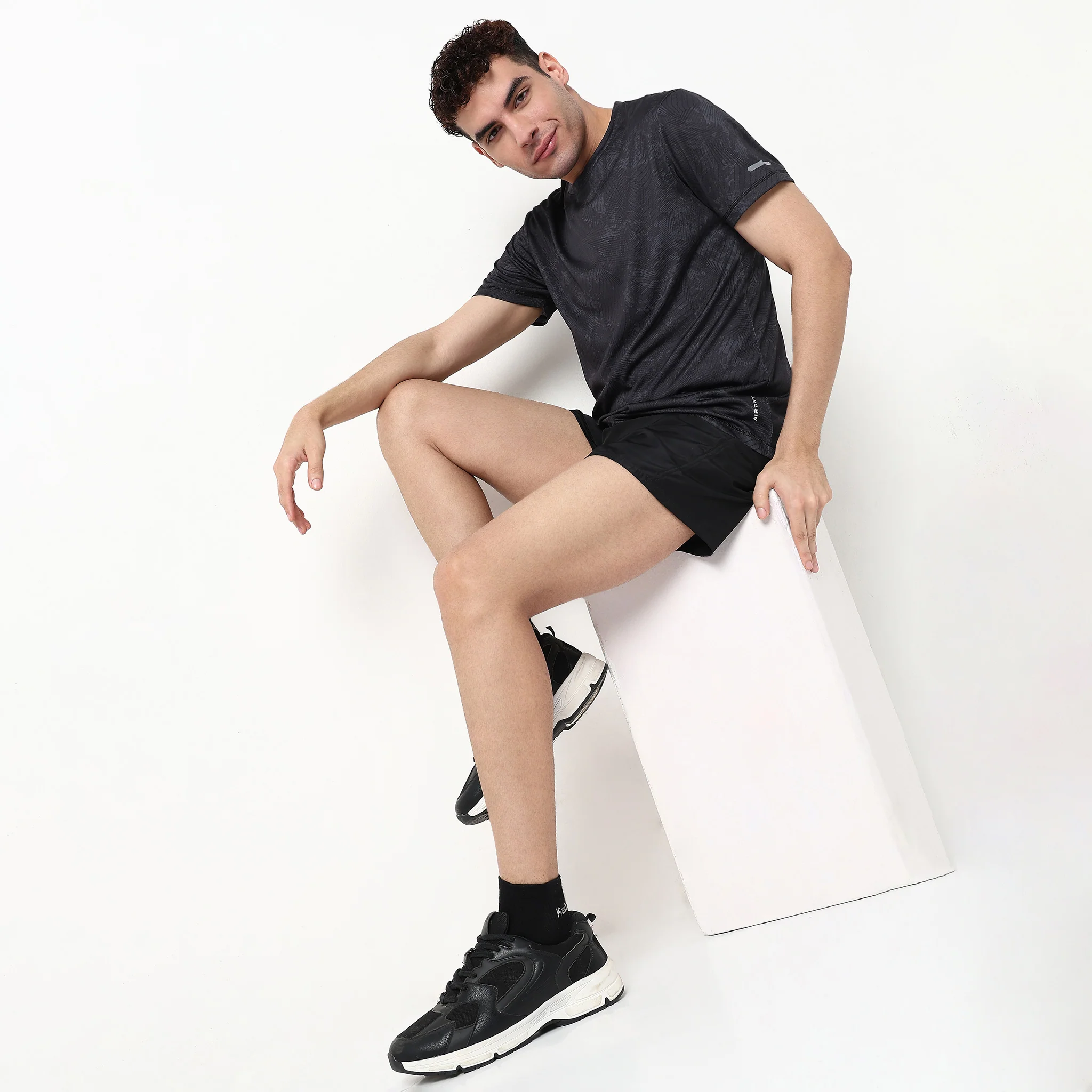 All Over Printed Running T-Shirt