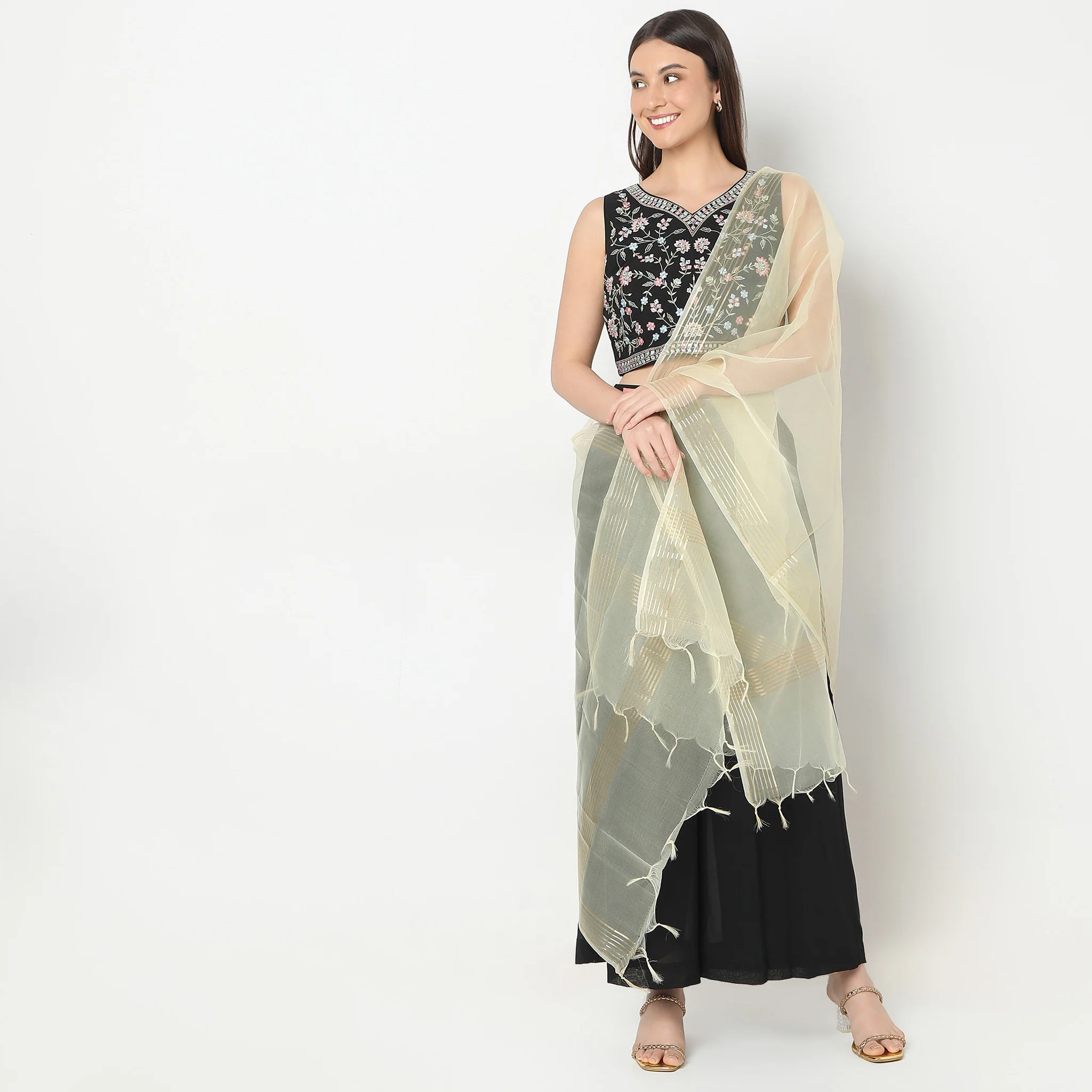 Polyester Solid Dupatta - Image 4