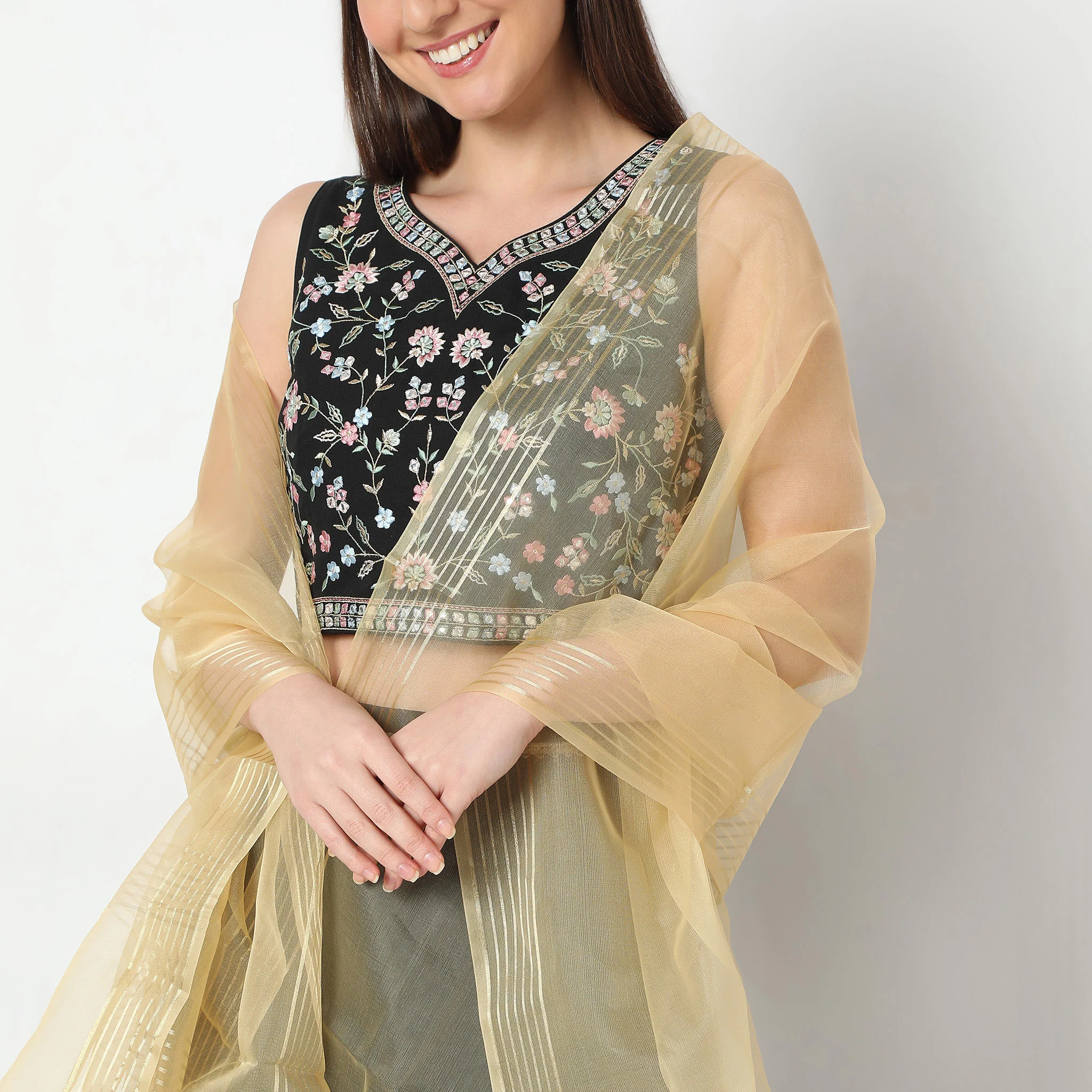 Polyester Solid Dupatta - Image 9