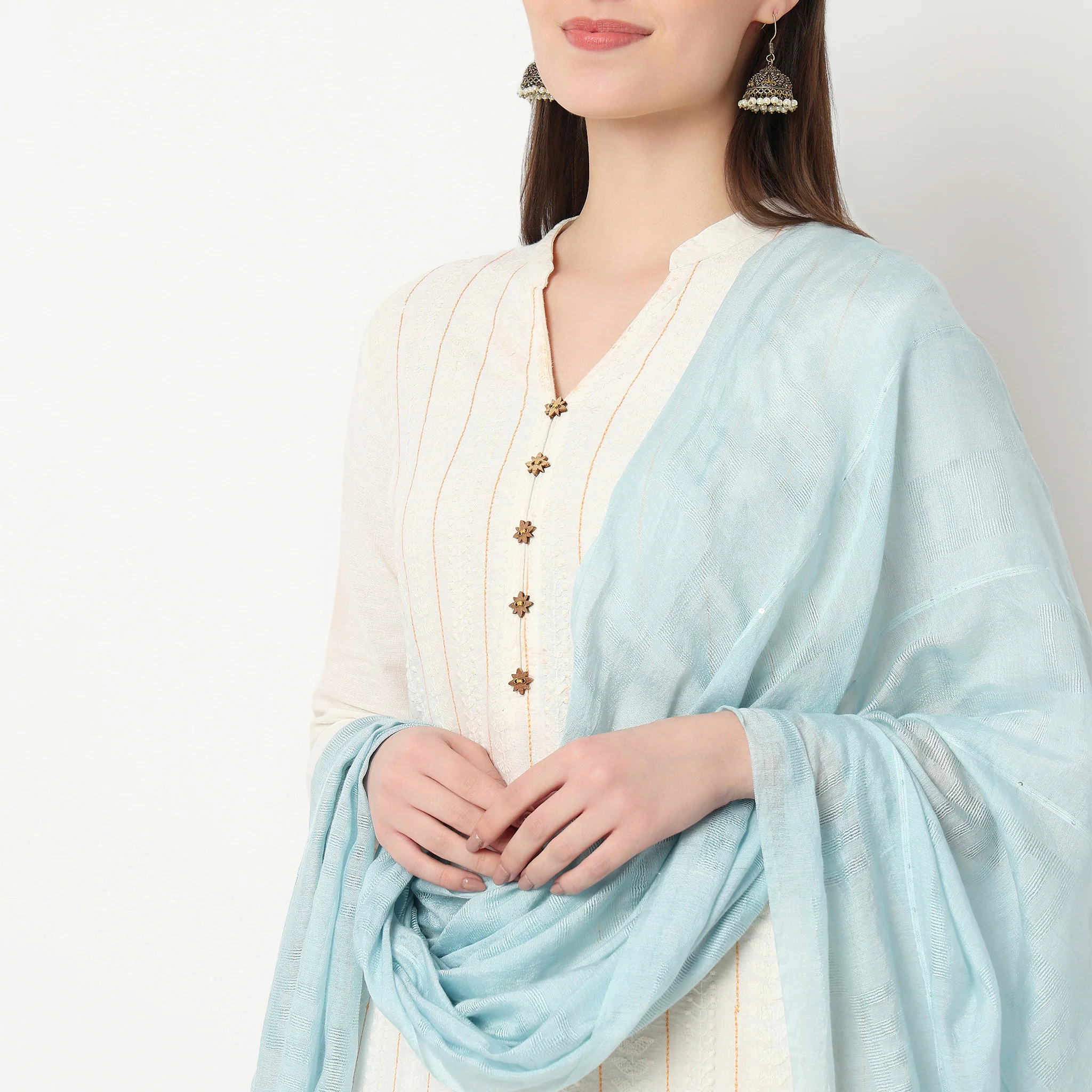 Polyester Solid Dupatta - Image 3