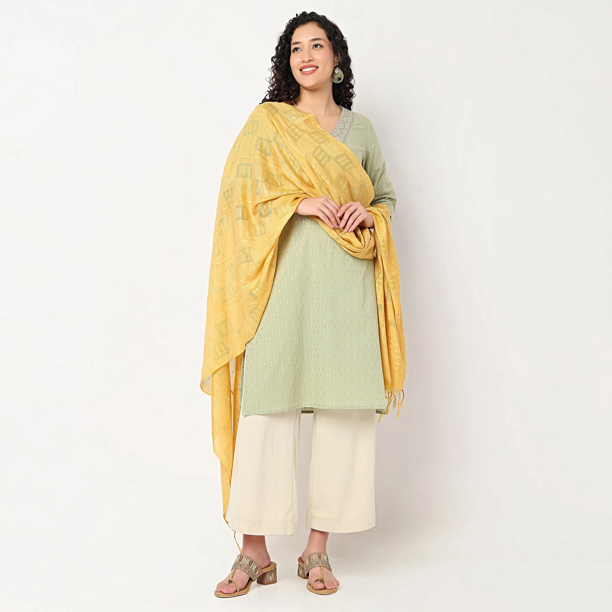 Polyester Solid Dupatta - Image 4
