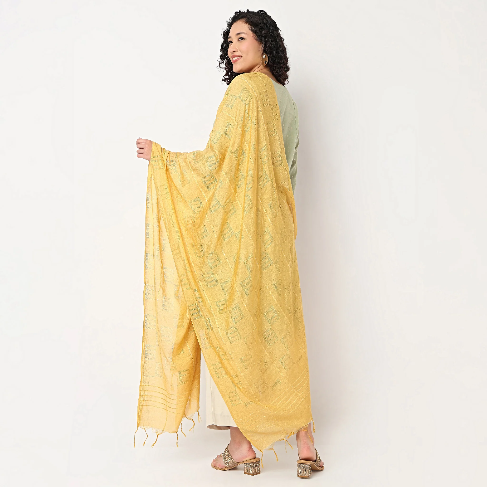 Polyester Solid Dupatta - Image 5