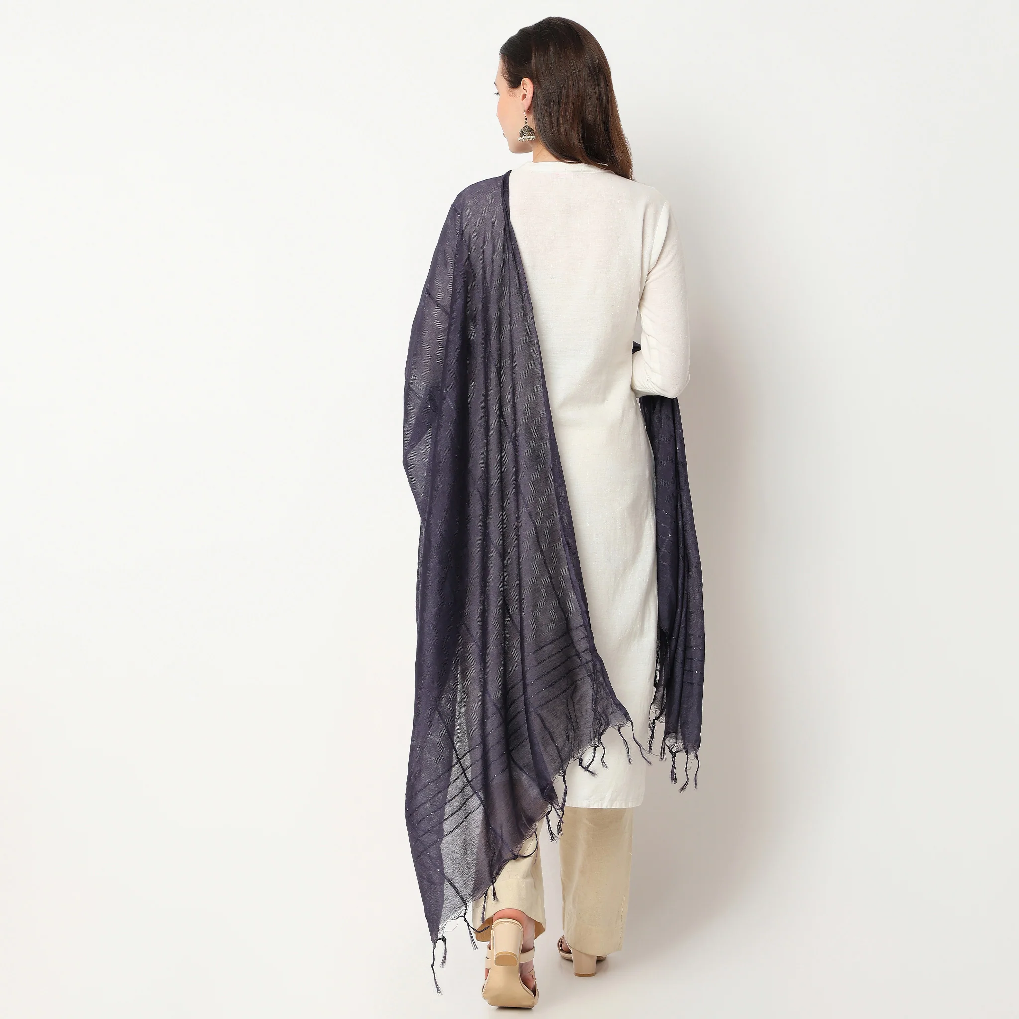 Polyester Solid Dupatta - Image 5