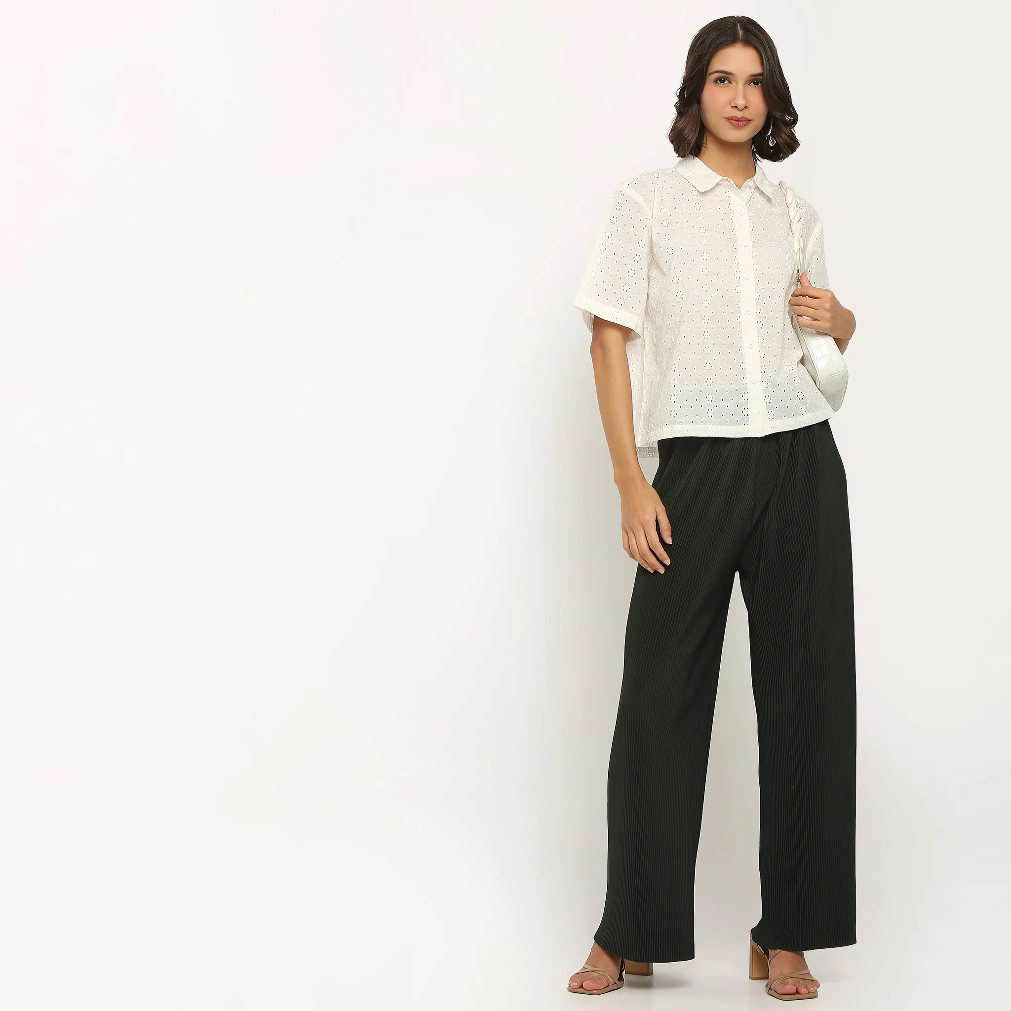 Structured Straight Palazzos - Image 6