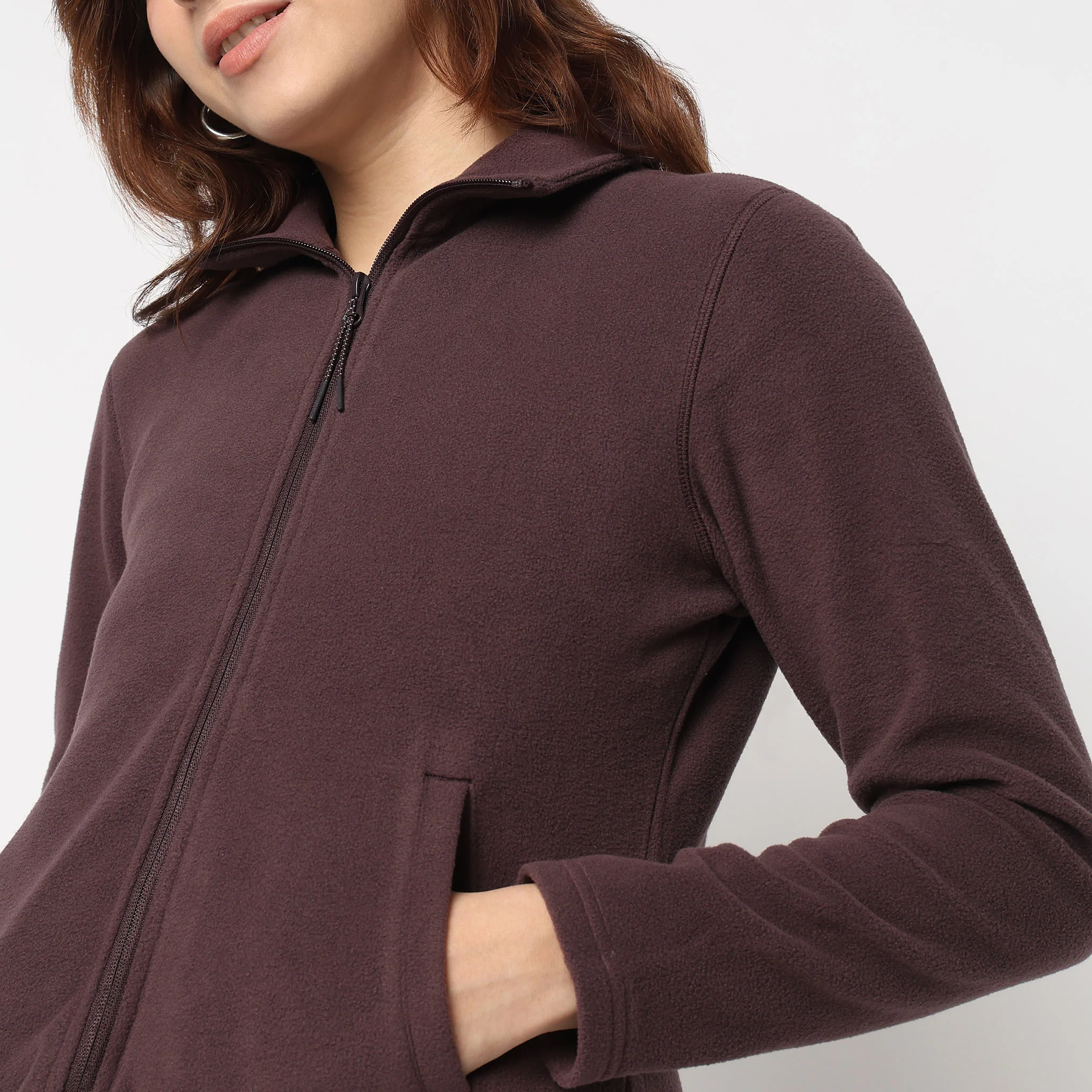 Heat-X Polair Fleece High Neck Jacket - Comfort Stretch with Welt Pockets - Image 10