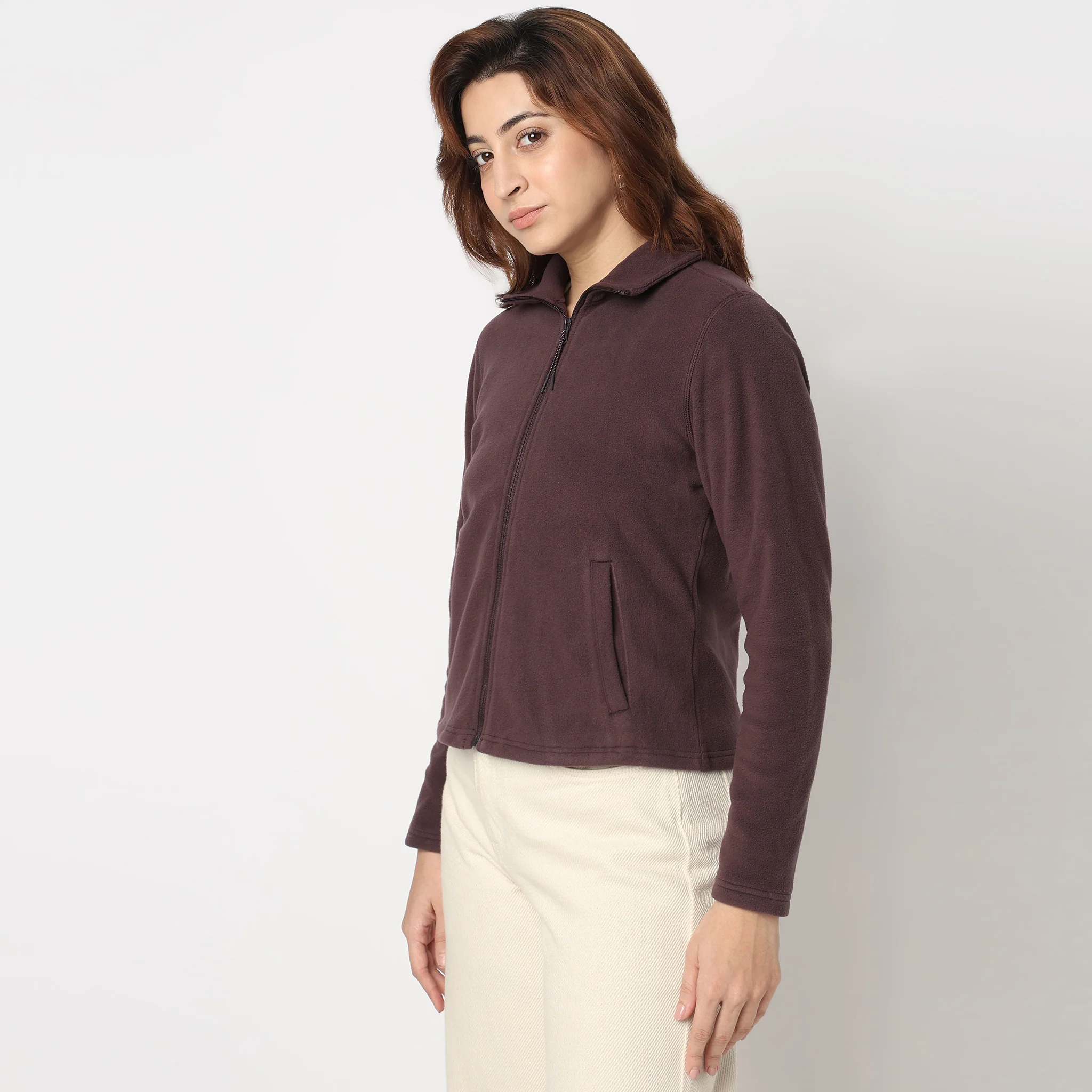 Heat-X Polair Fleece High Neck Jacket - Comfort Stretch with Welt Pockets - Image 11