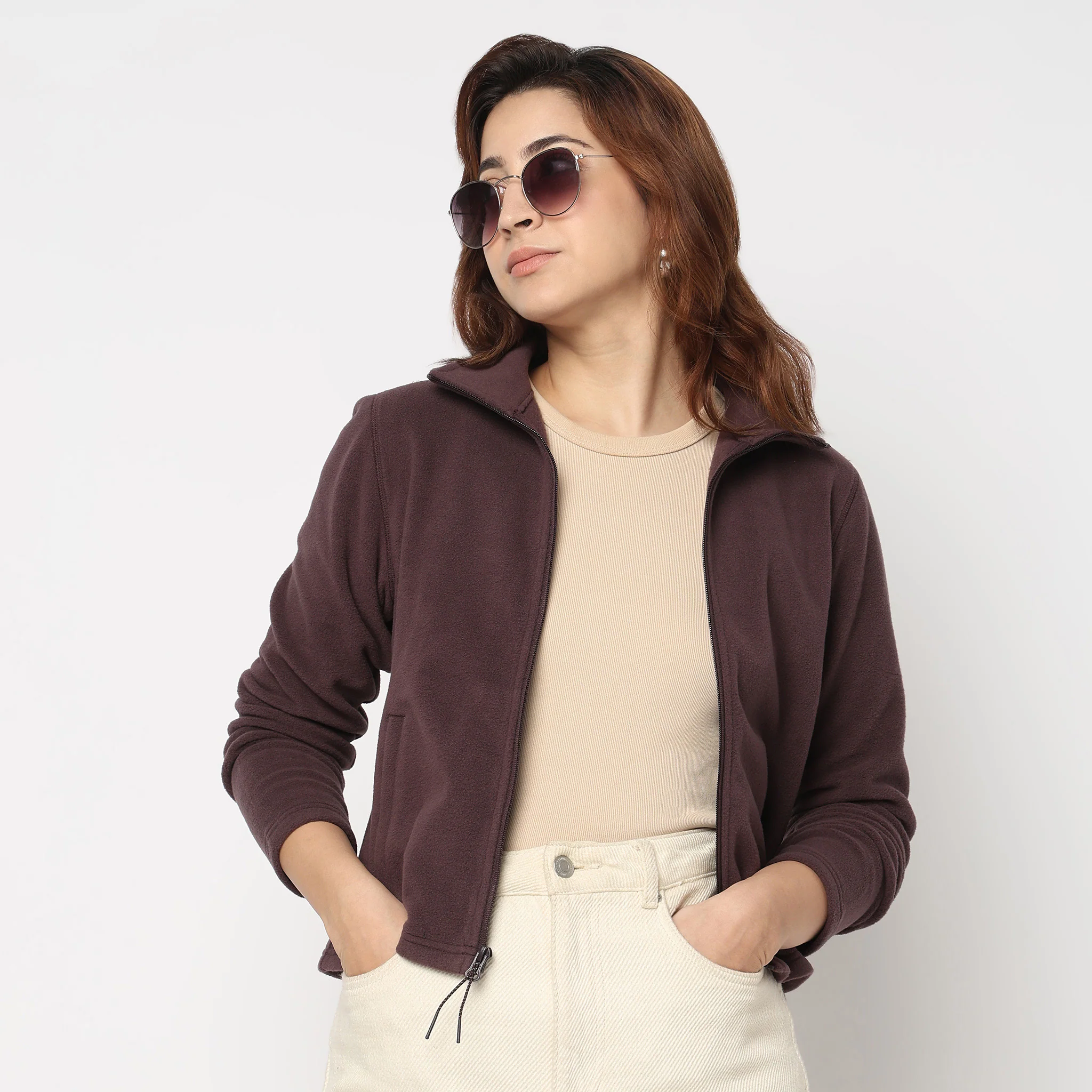 Heat-X Polair Fleece High Neck Jacket - Comfort Stretch with Welt Pockets - Image 7