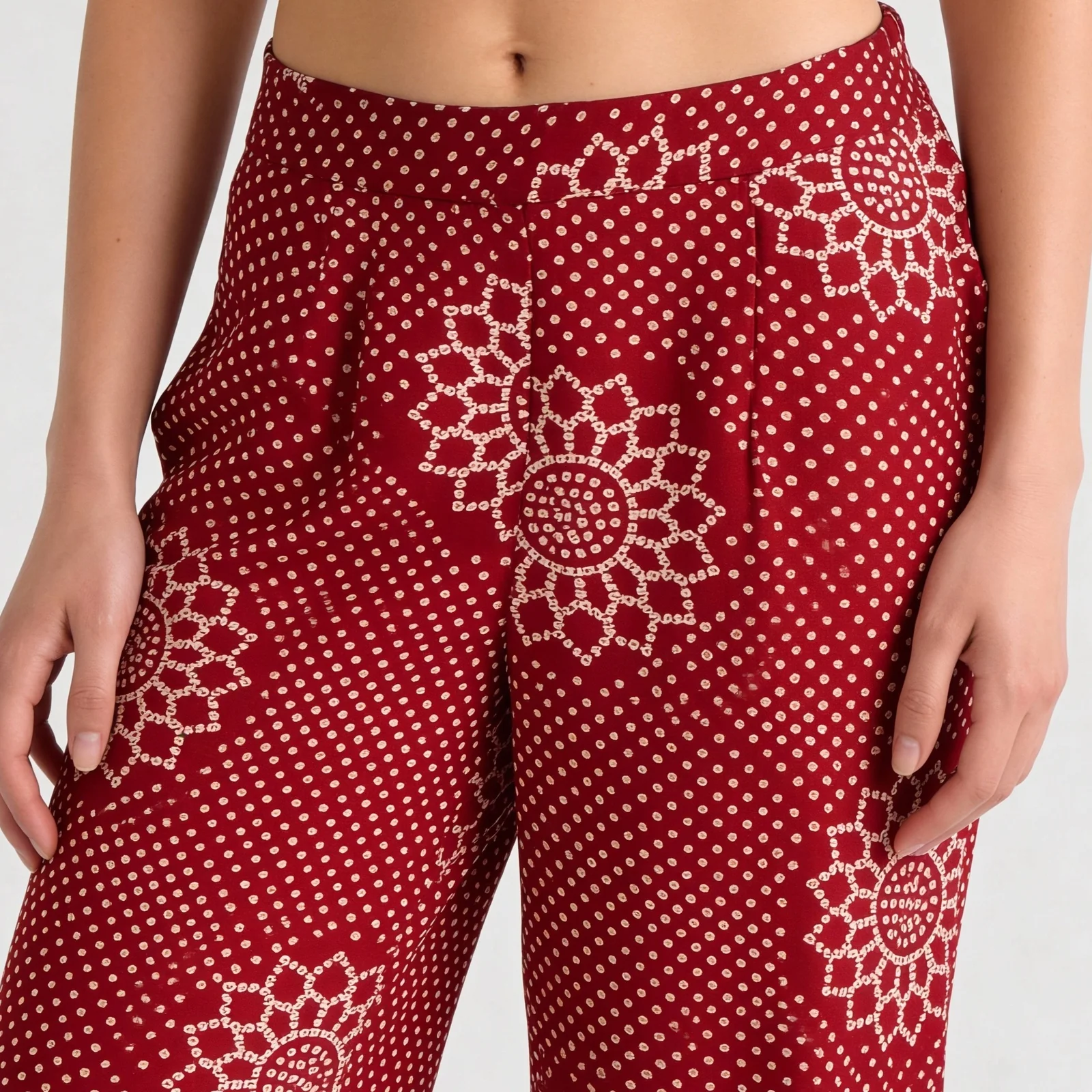 Prinetd Mid Rise Travel Pants - Image 4