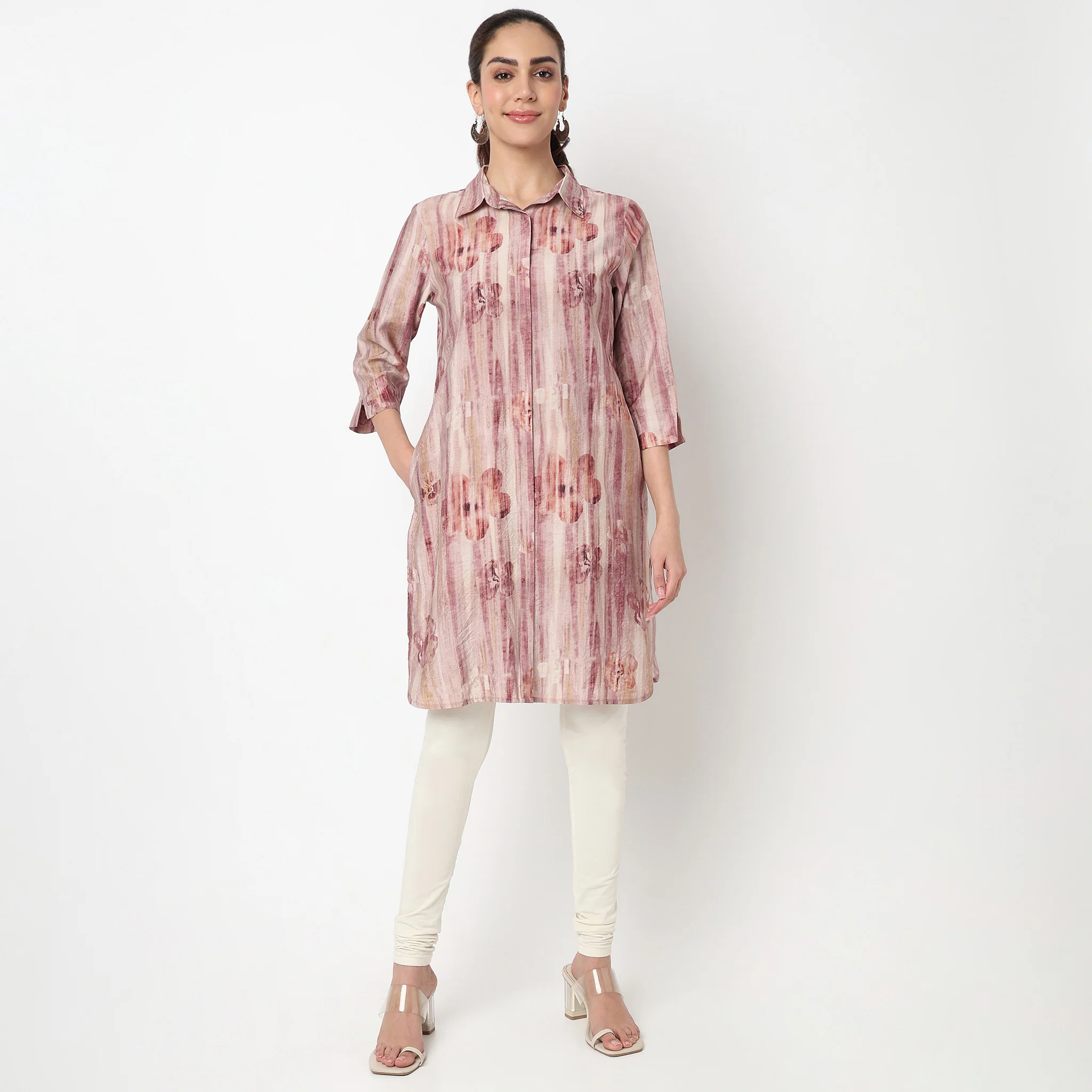 Printed A-Line Kurta - Image 2