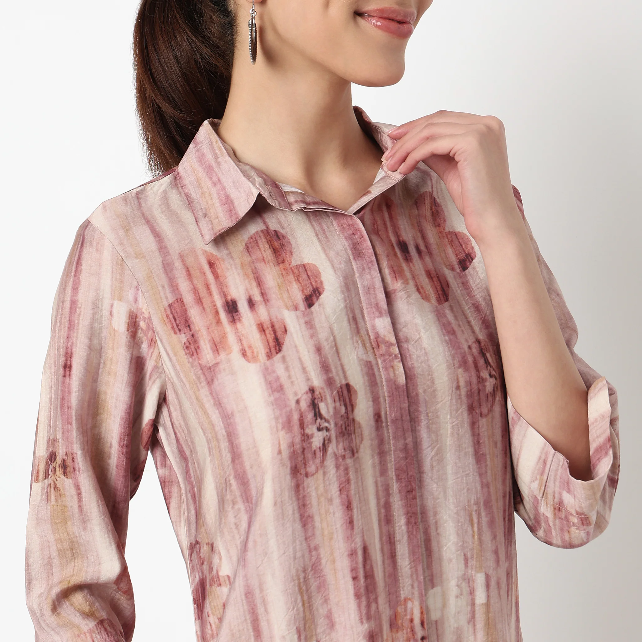 Printed A-Line Kurta - Image 3