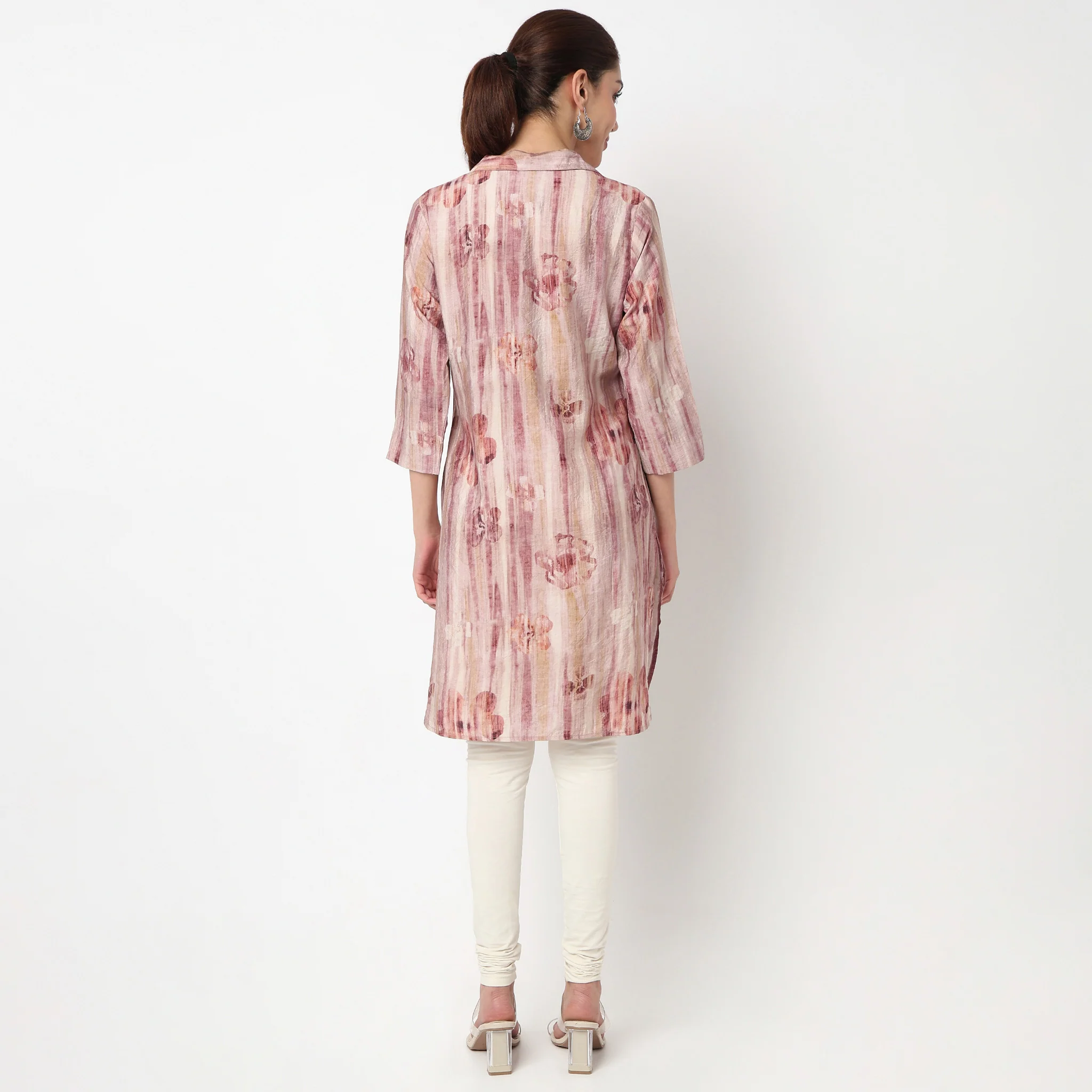 Printed A-Line Kurta - Image 4