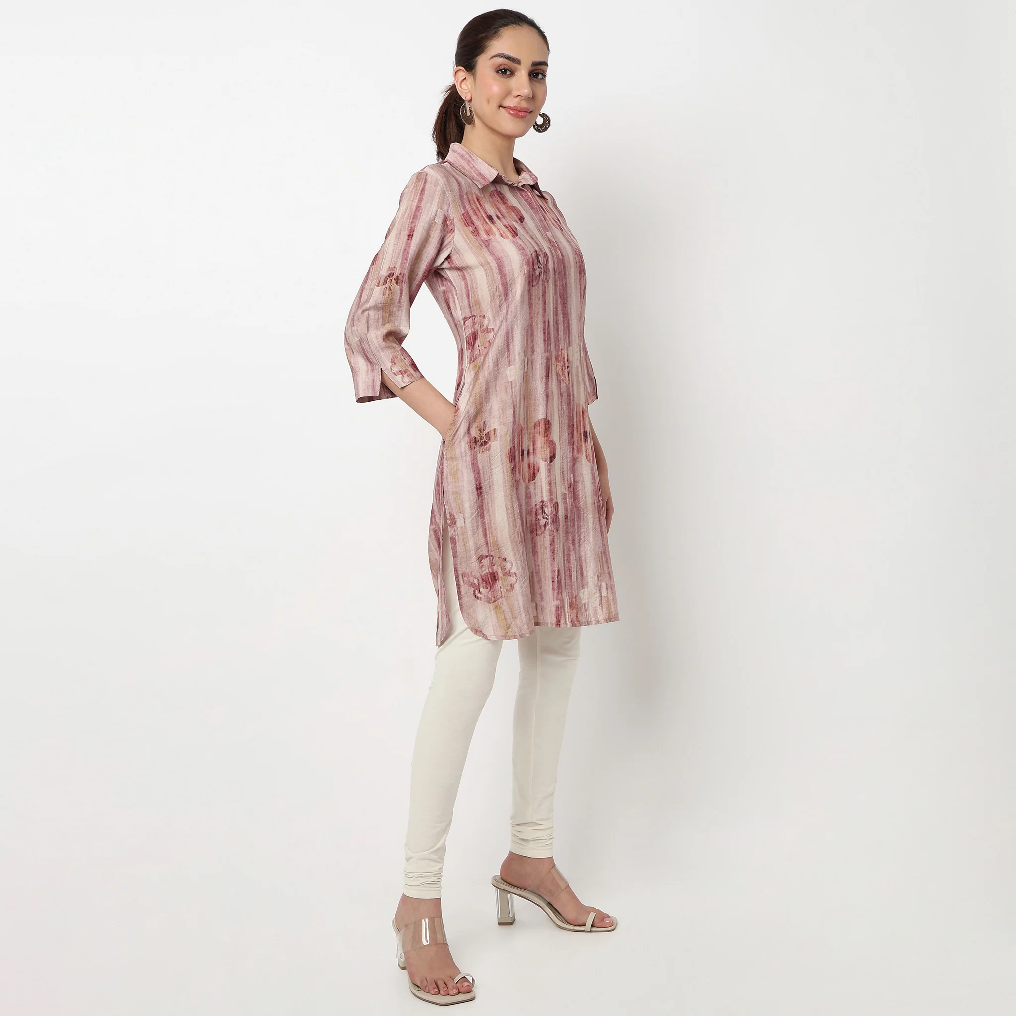 Printed A-Line Kurta - Image 5