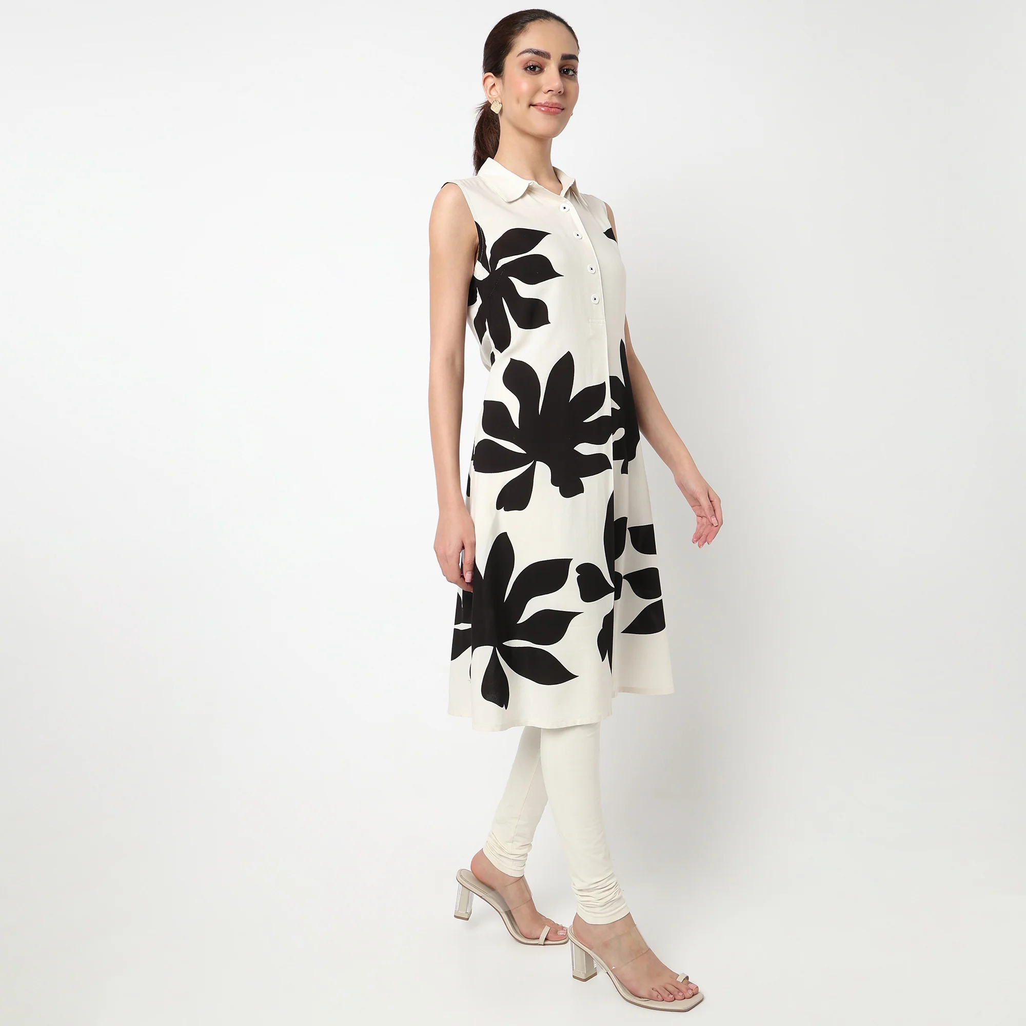 Printed A-Line Kurta - Image 5