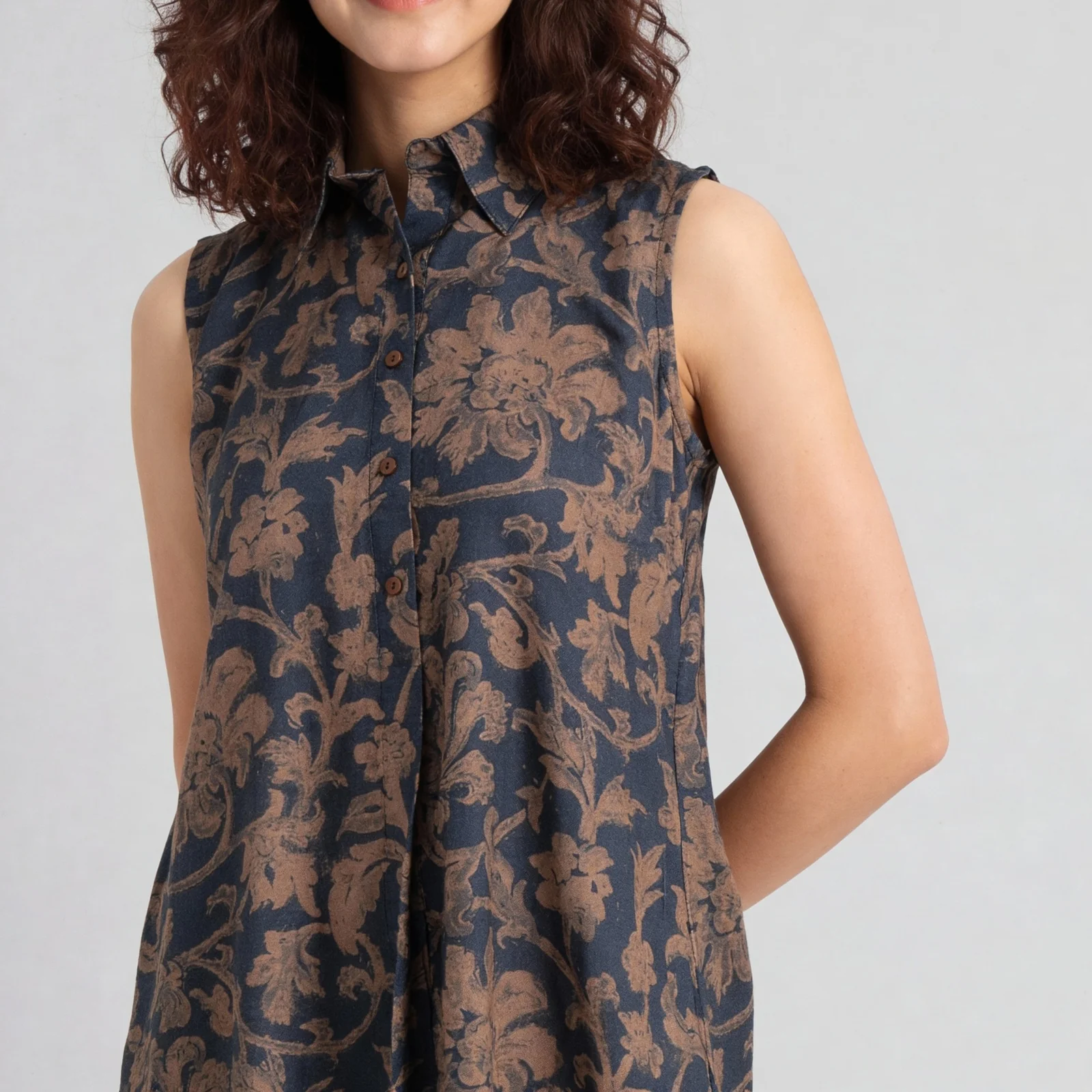 Printed A-Line Straight Kurta - Image 4