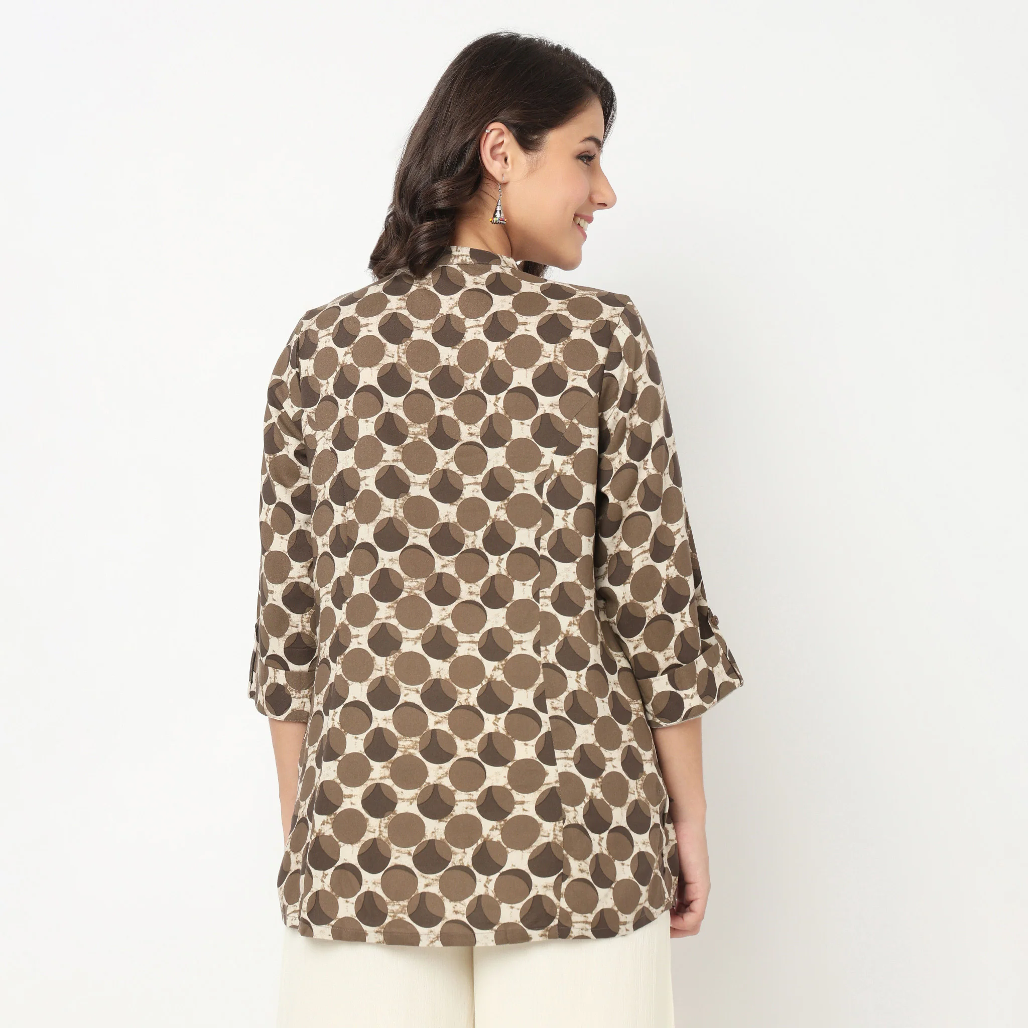 Printed A-Line Tunic - Image 3