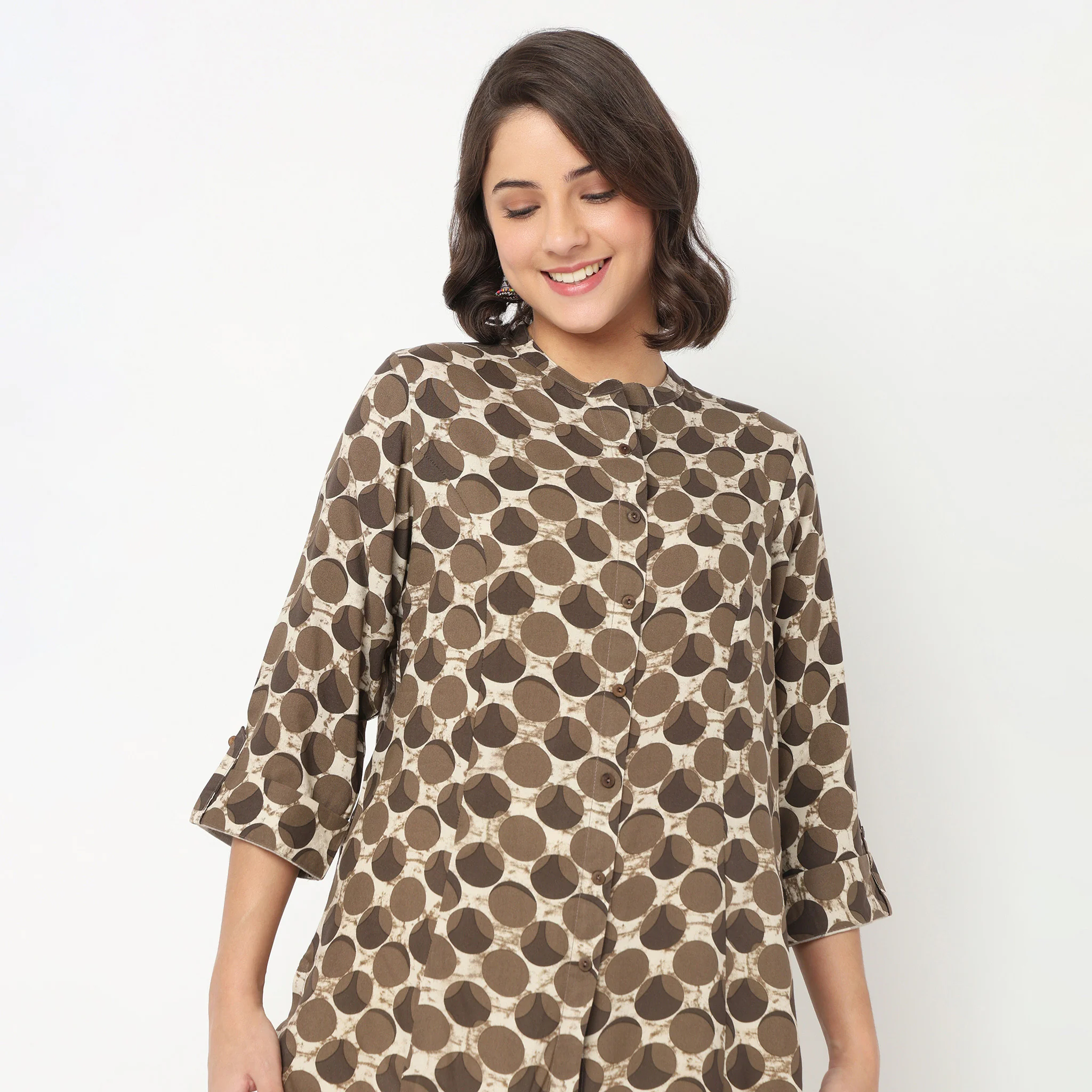 Printed A-Line Tunic - Image 4