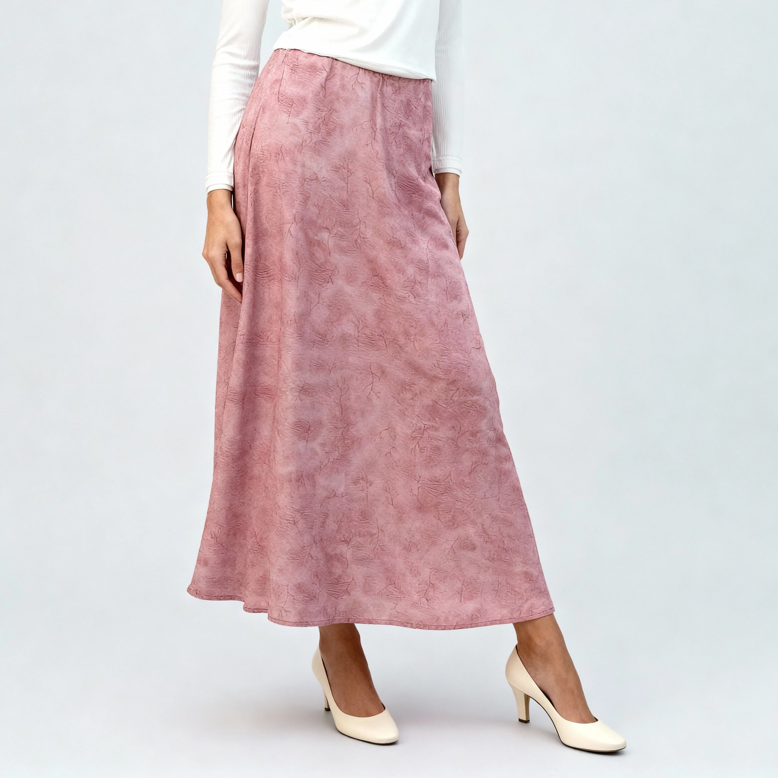 Printed Ankle Length Flared Skirt - Image 5