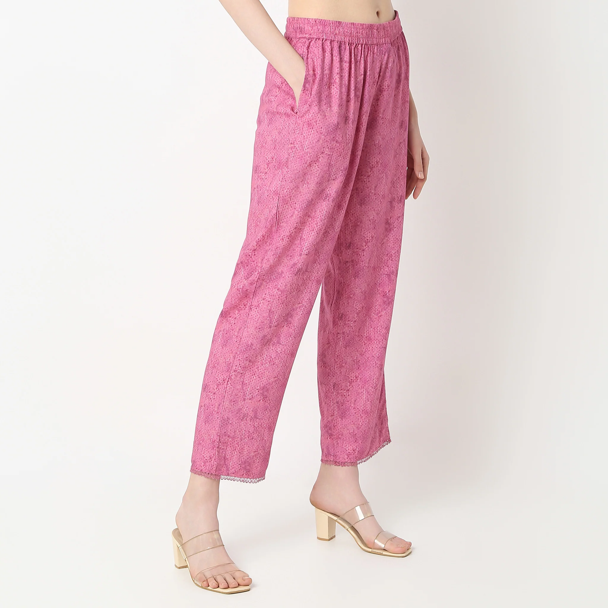 Printed Ankle Length Straight Pant - Image 10