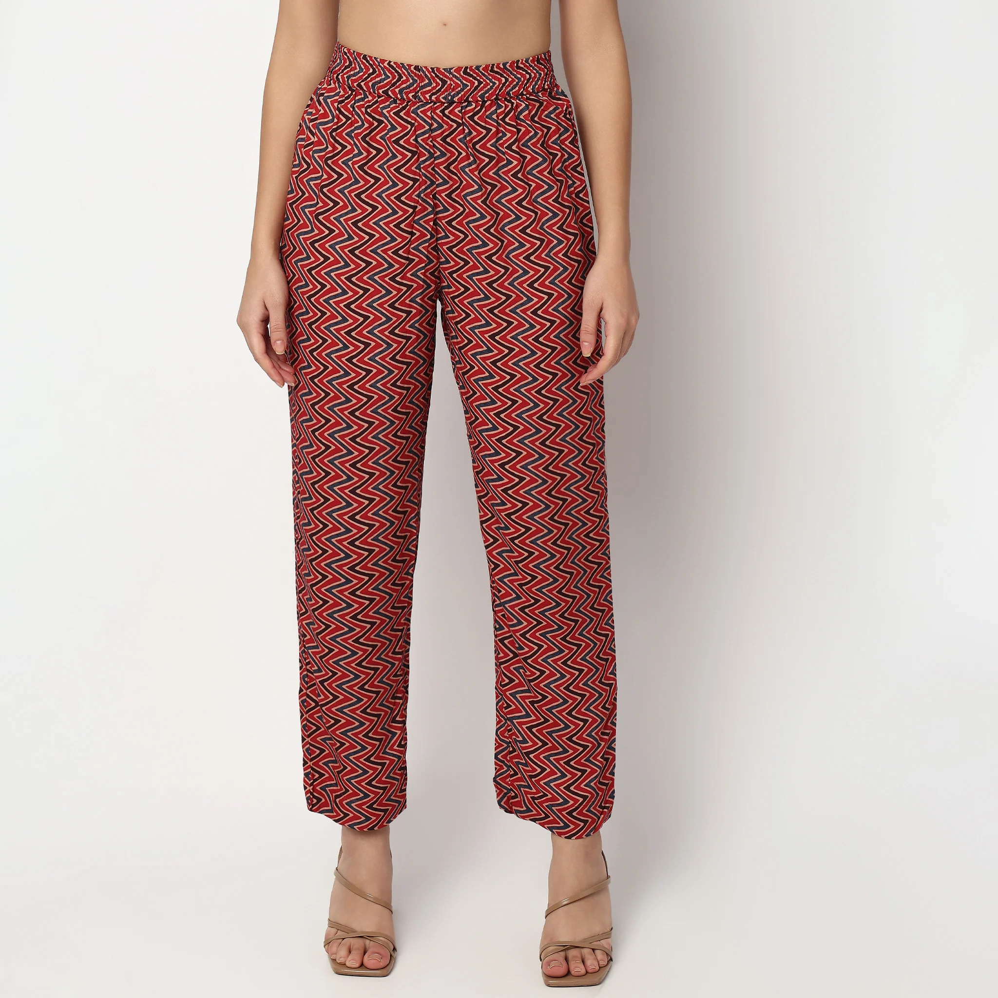 Printed Ankle Length Pants - Image 2