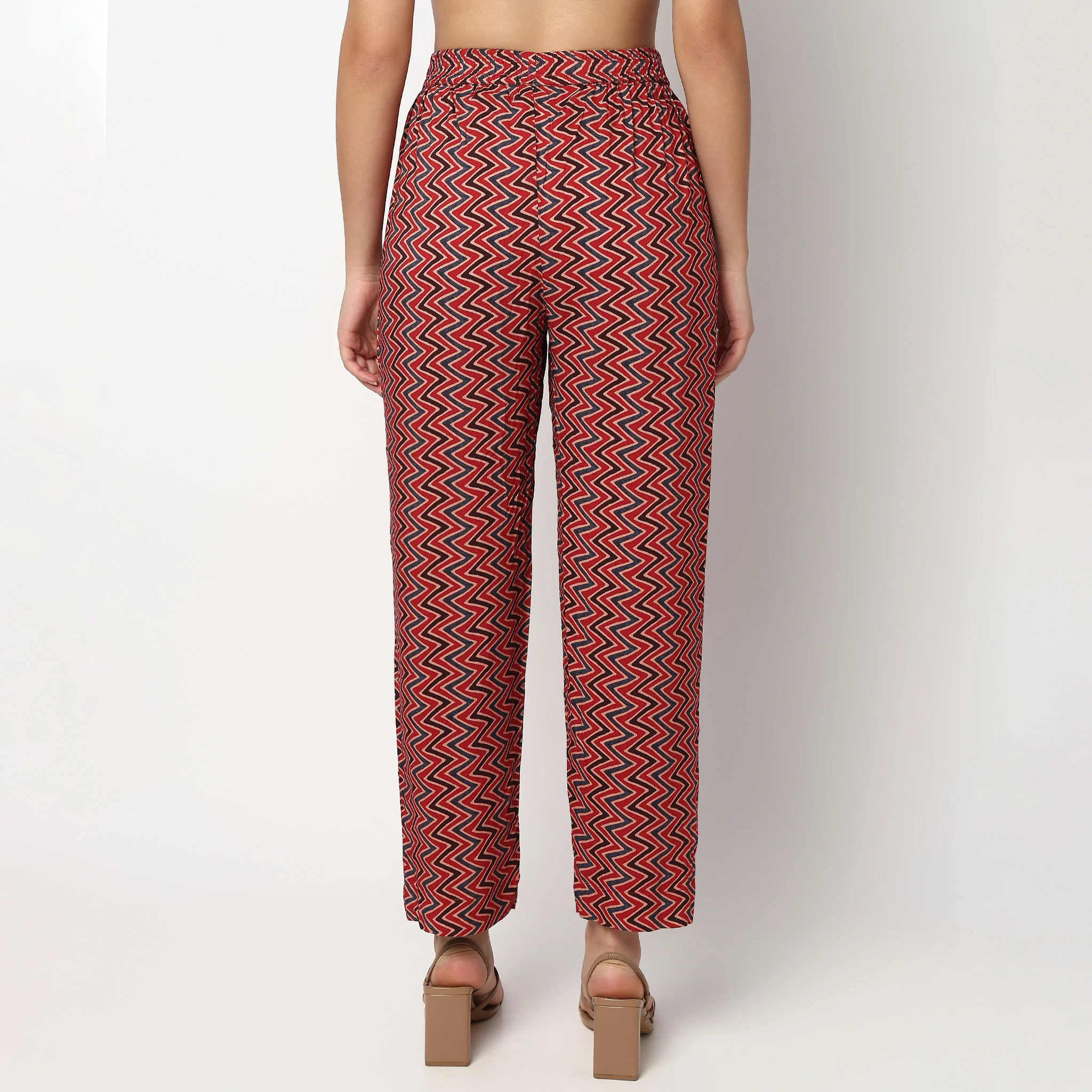 Printed Ankle Length Pants - Image 3