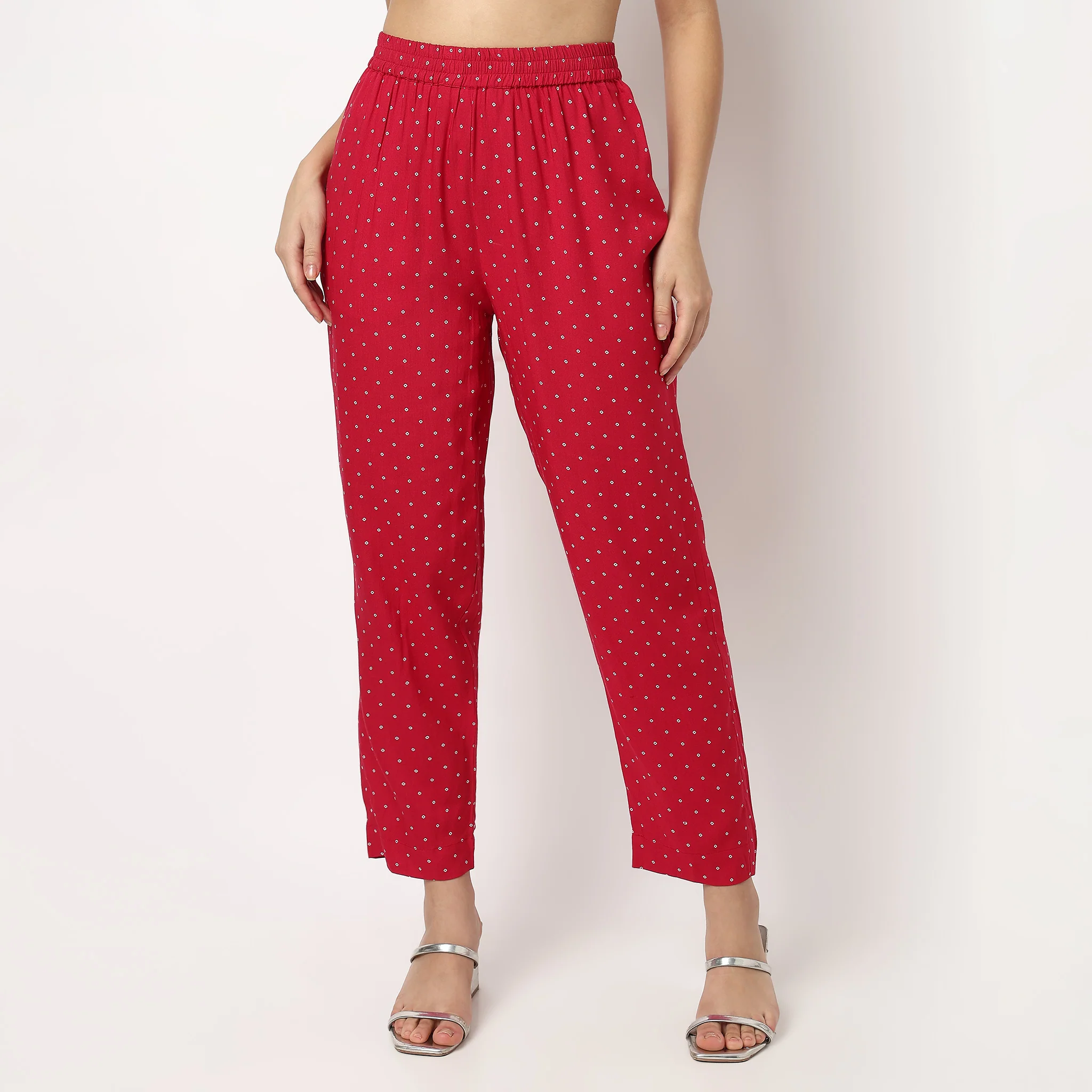 Printed Ankle Length Pants - Image 2