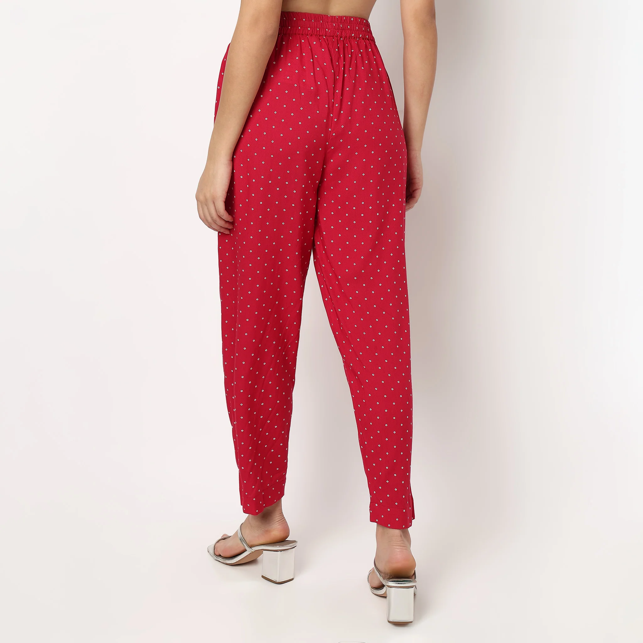 Printed Ankle Length Pants - Image 3