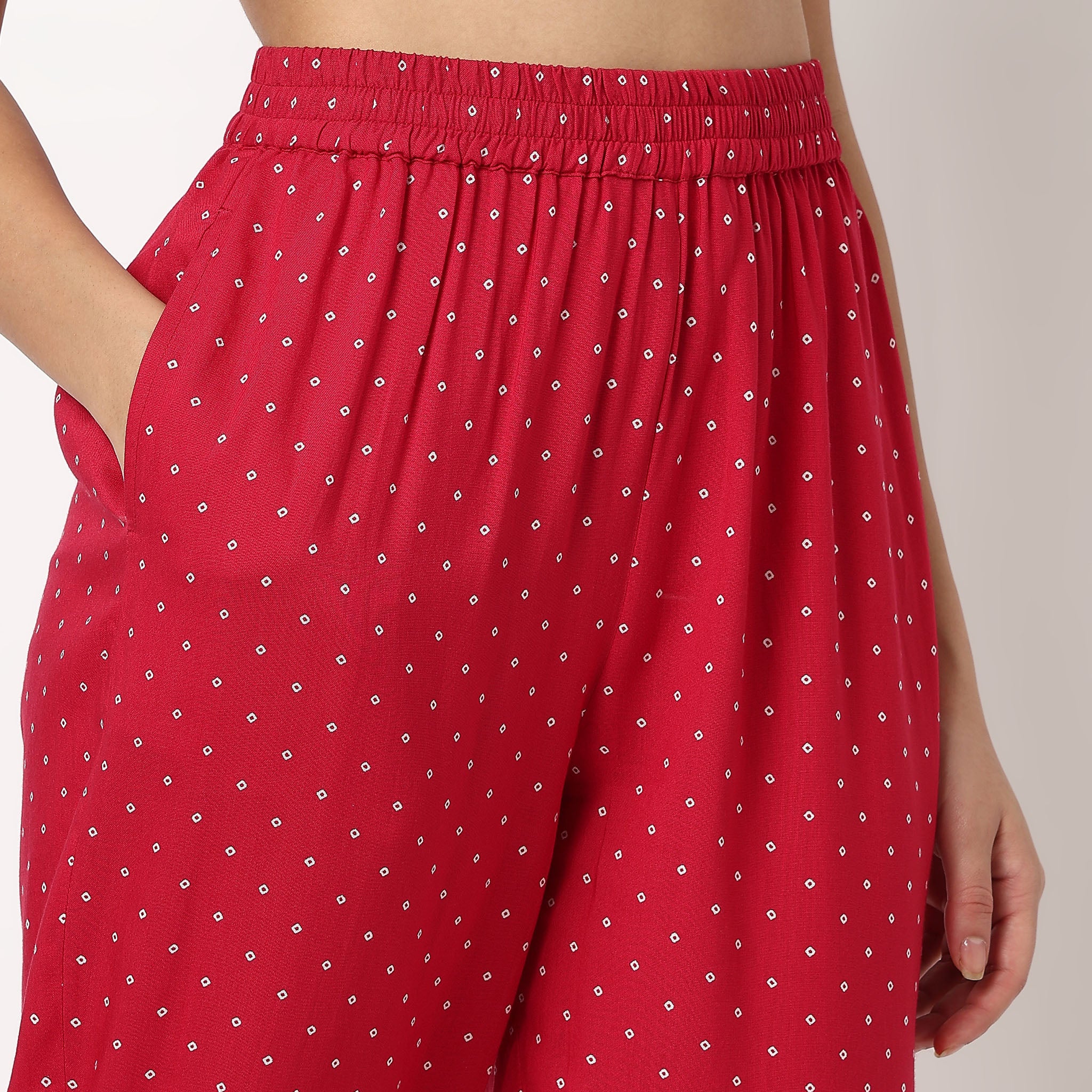Printed Ankle Length Pants - Image 4