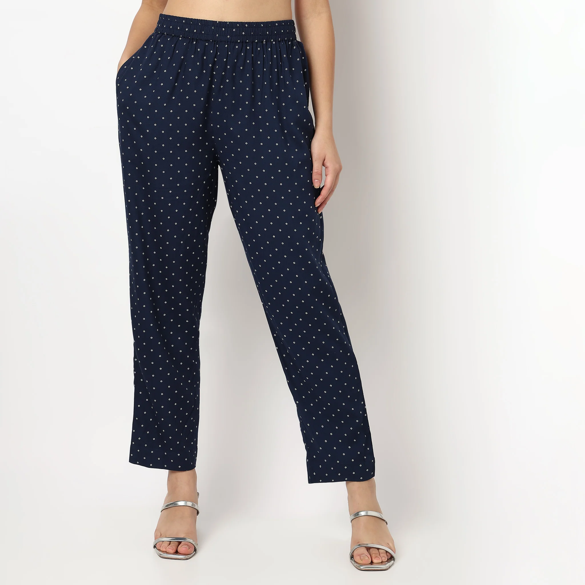 Printed Ankle Length Pants - Image 2