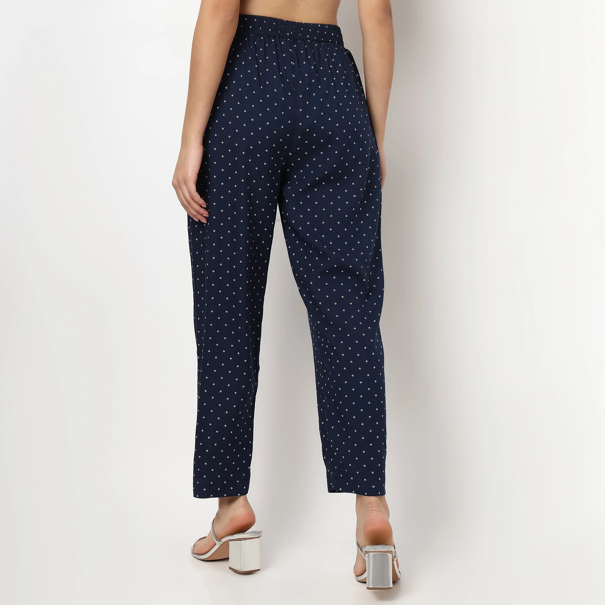 Printed Ankle Length Pants - Image 3