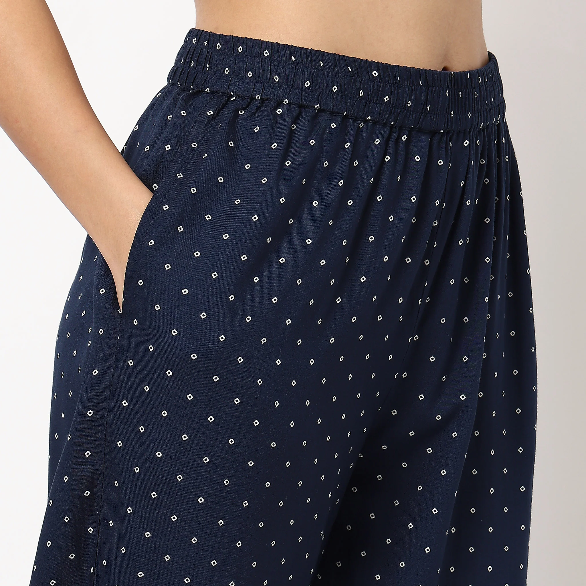 Printed Ankle Length Pants - Image 4