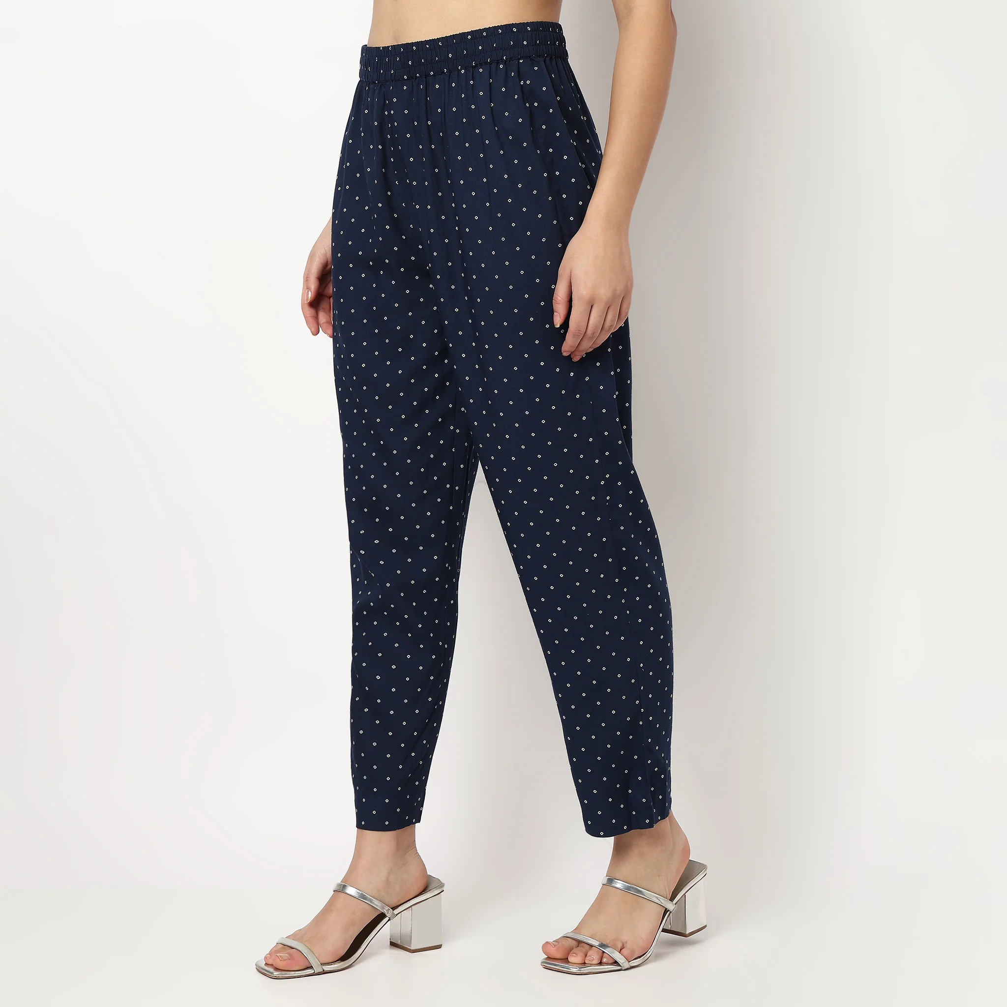 Printed Ankle Length Pants - Image 5