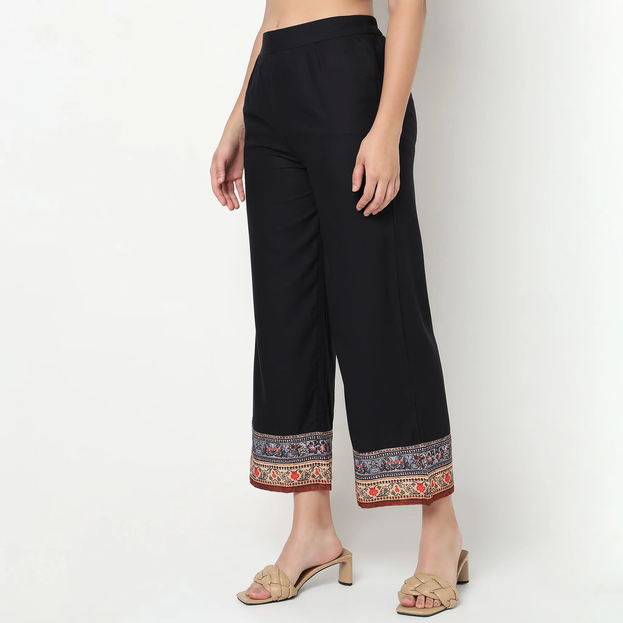 Printed Ankle Length Pants - Image 5