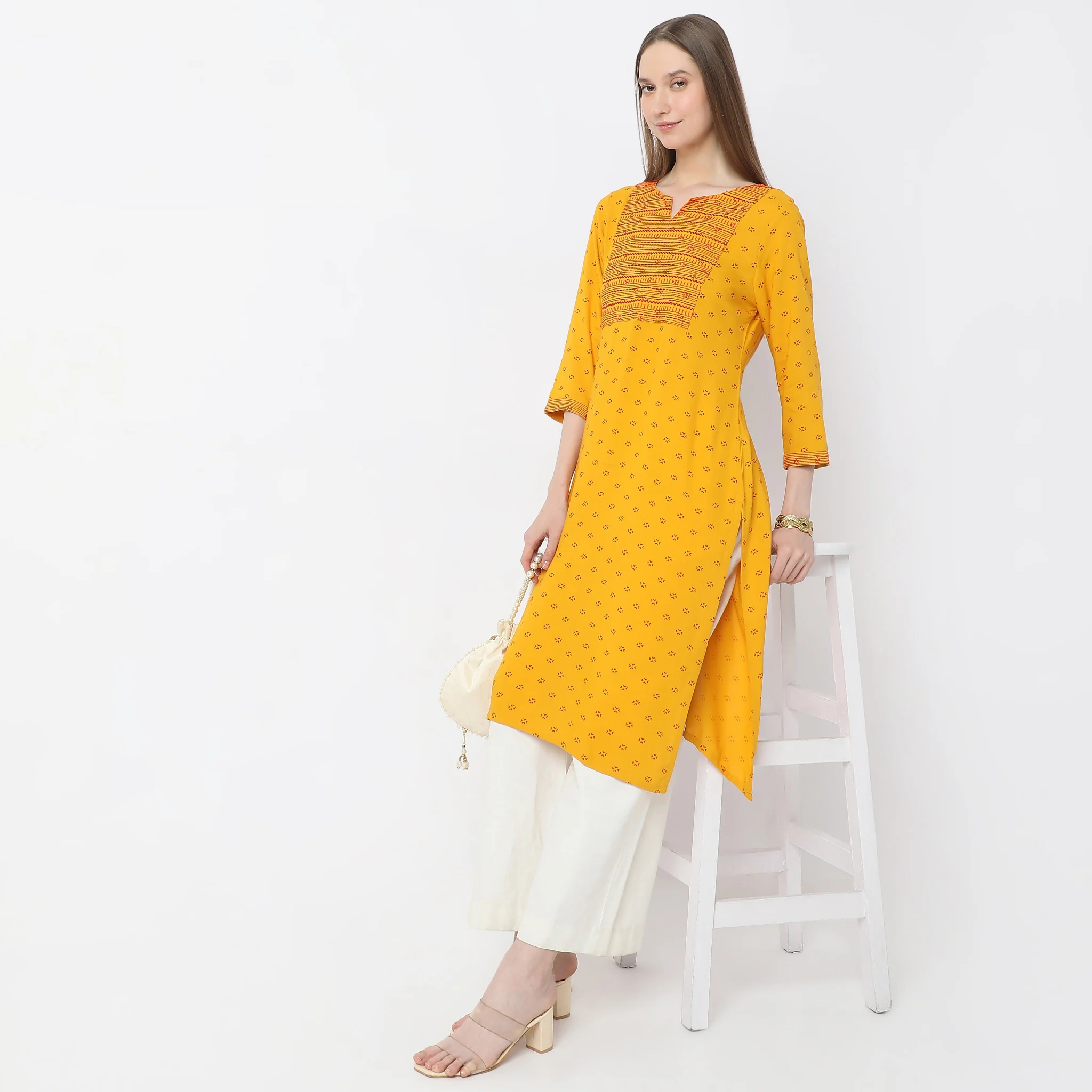 Printed Straight Kurta