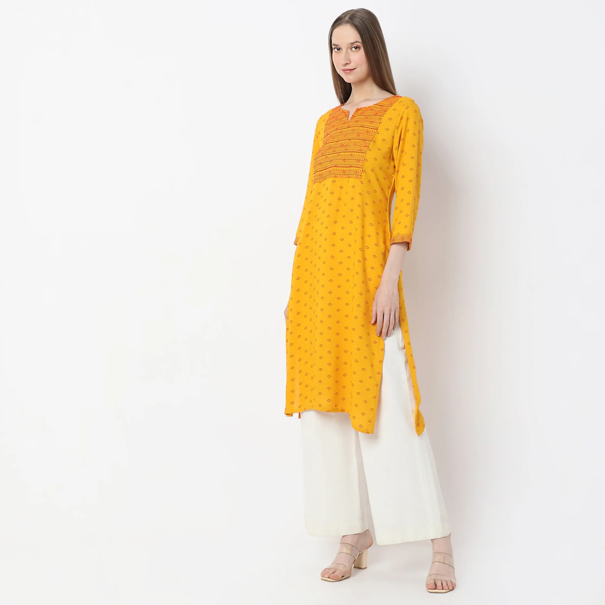 Printed Straight Kurta - Image 5
