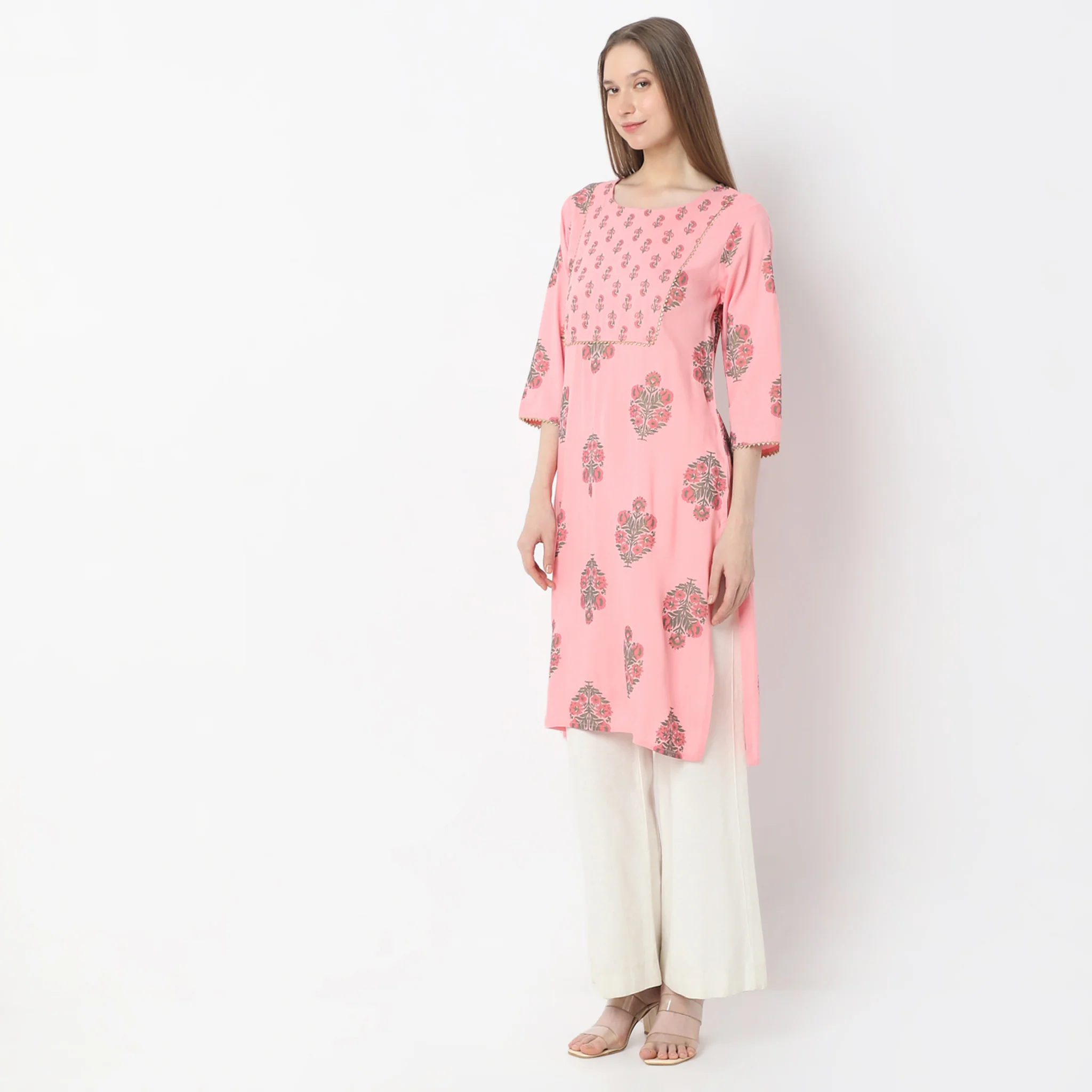 Printed Straight Kurta - Image 5