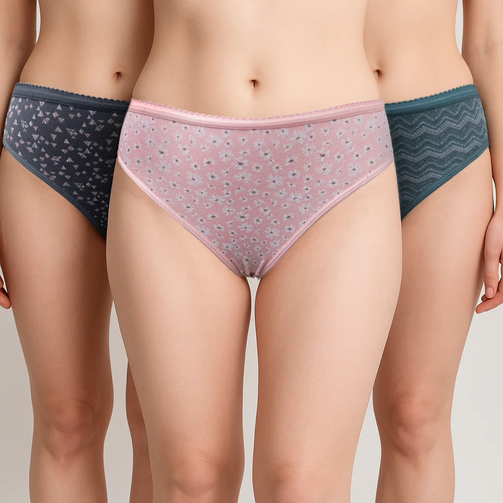 Printed Bikini Panties - Pack of 3 - Image 7