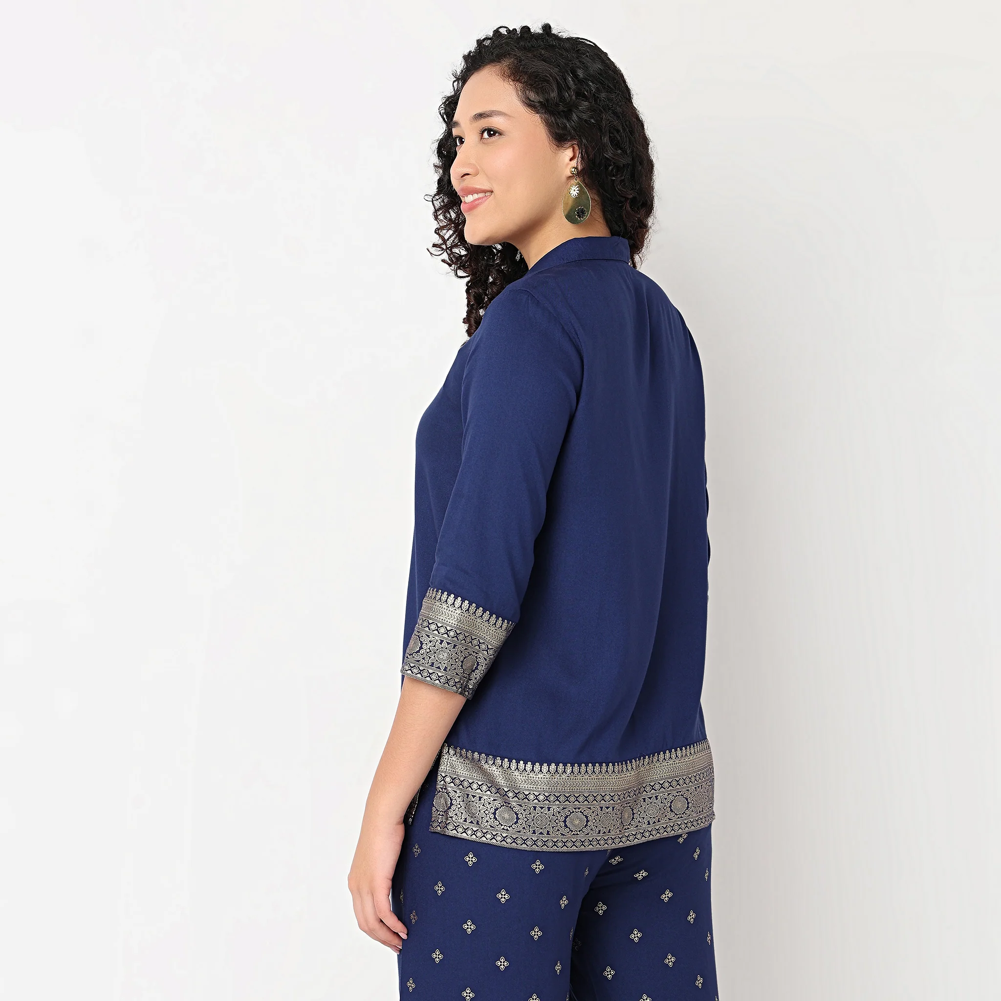 Printed Camp Collar Shirt - Image 3