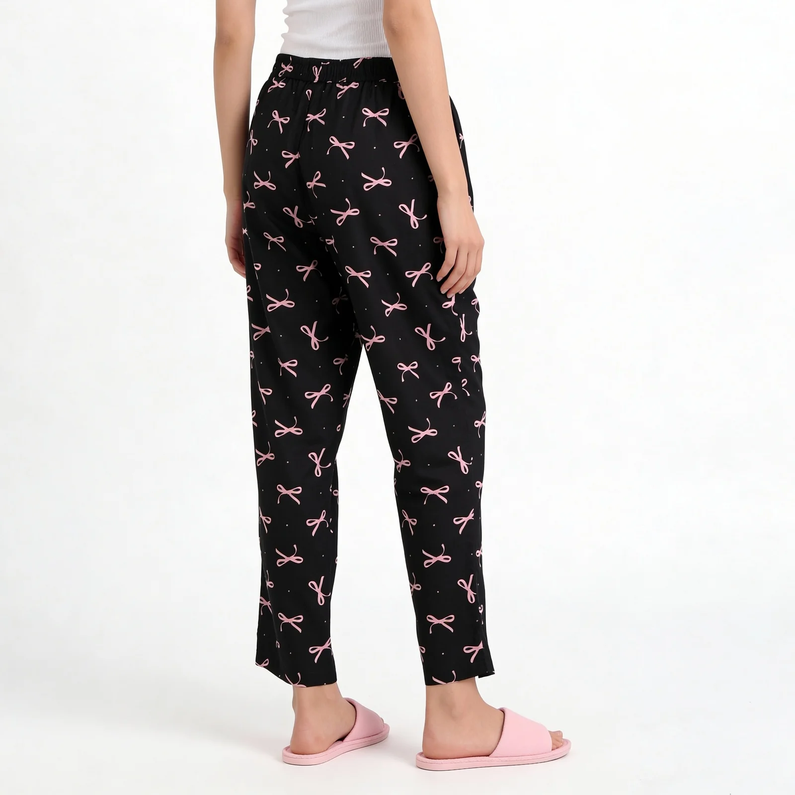 Printed Camp Collar Shirt with Pyjama Set - Image 6