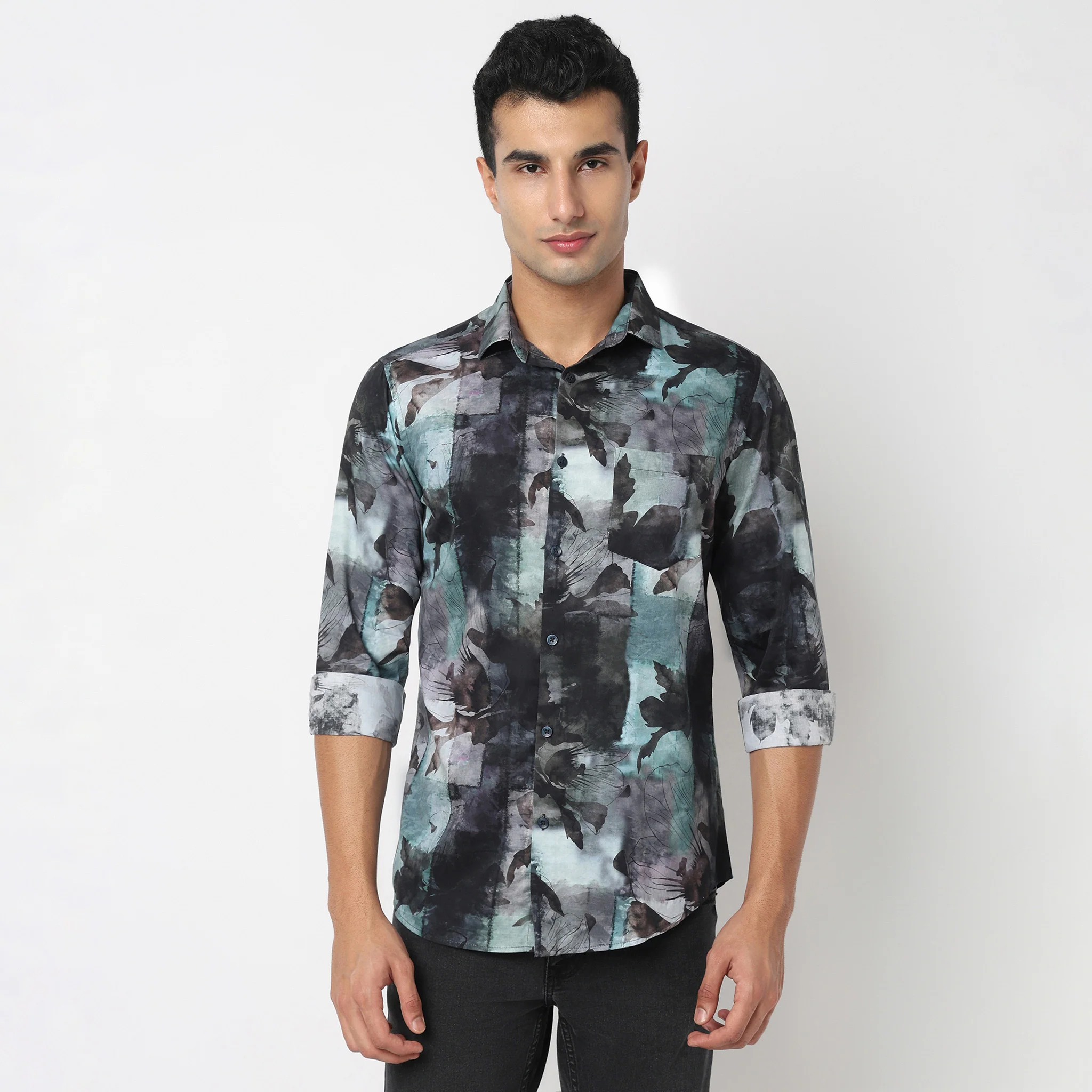 Printed Celebration Cuban Shirt - Image 2