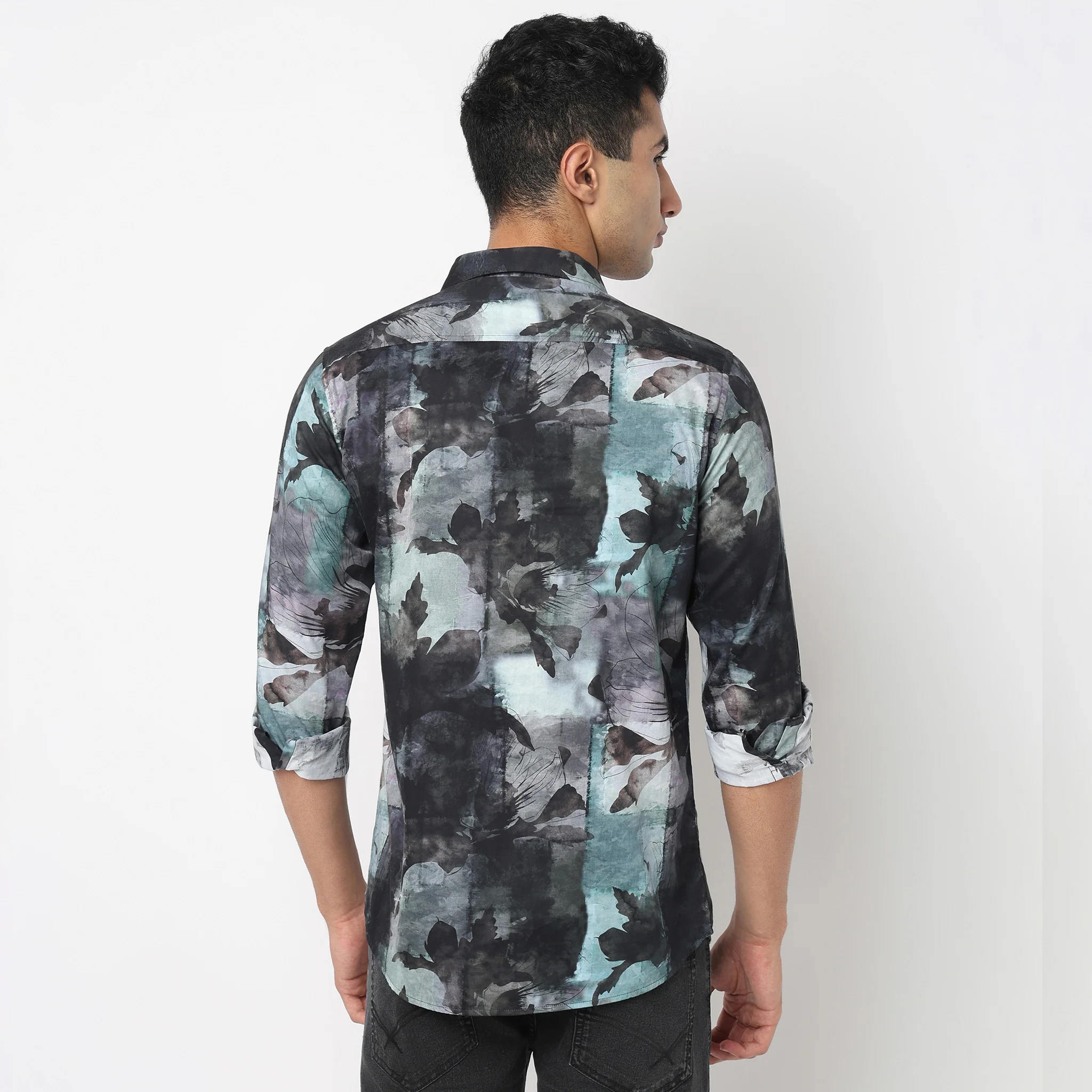 Printed Celebration Cuban Shirt - Image 3
