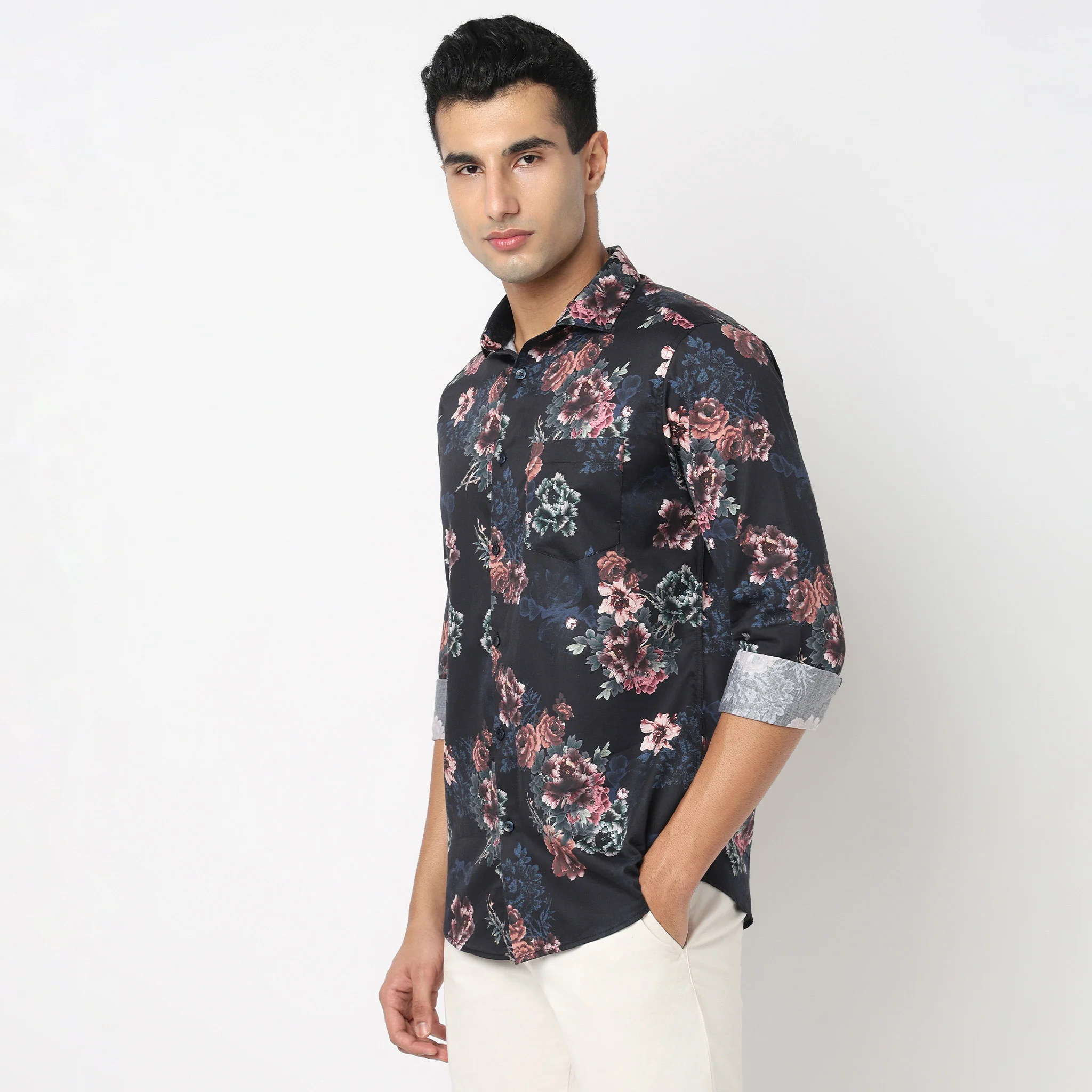 Printed Celebration Cuban Shirt - Image 5