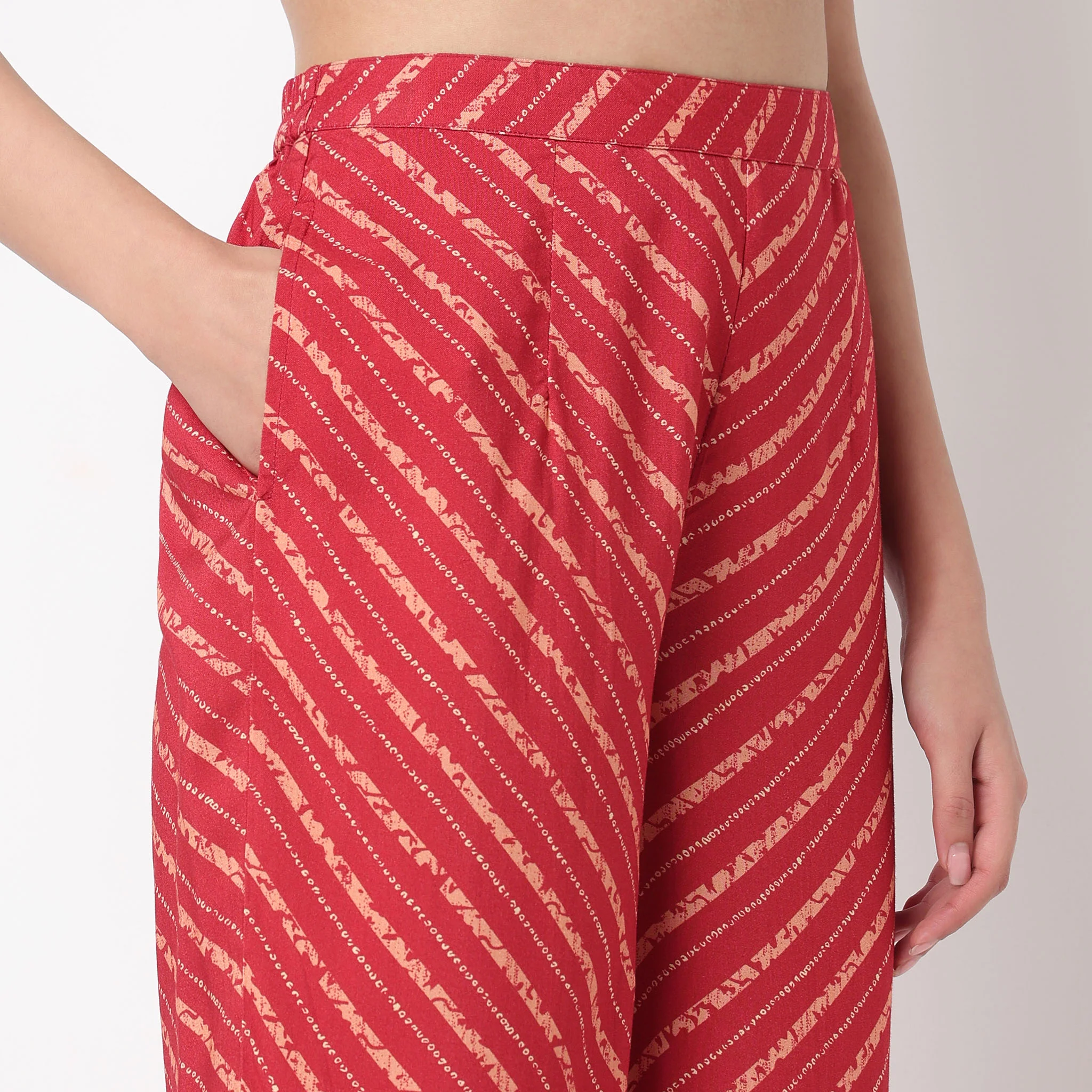 Printed Collar Kurta with Pant Set - Image 7