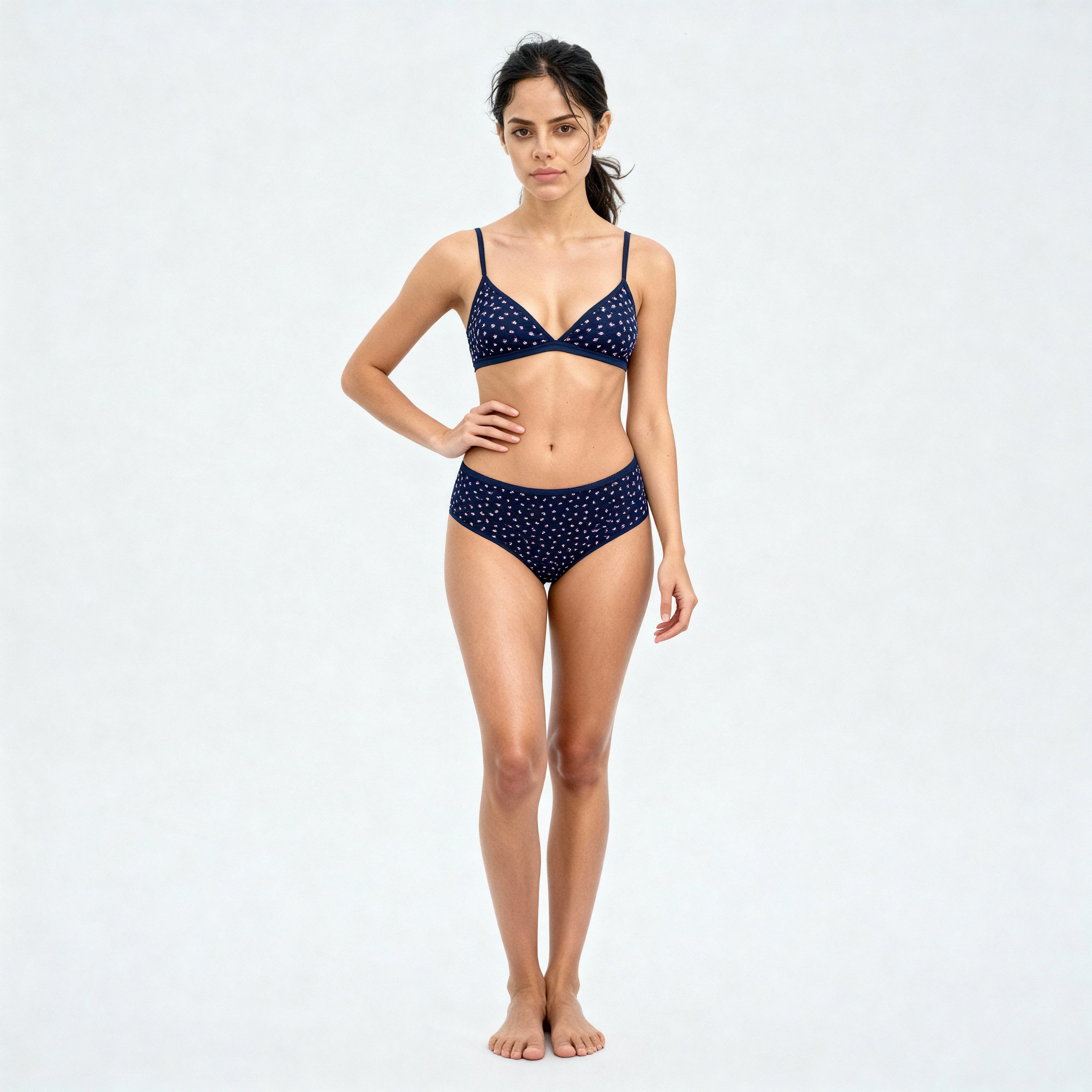 Printed Cotton Full Brief Panties - Pack of 3