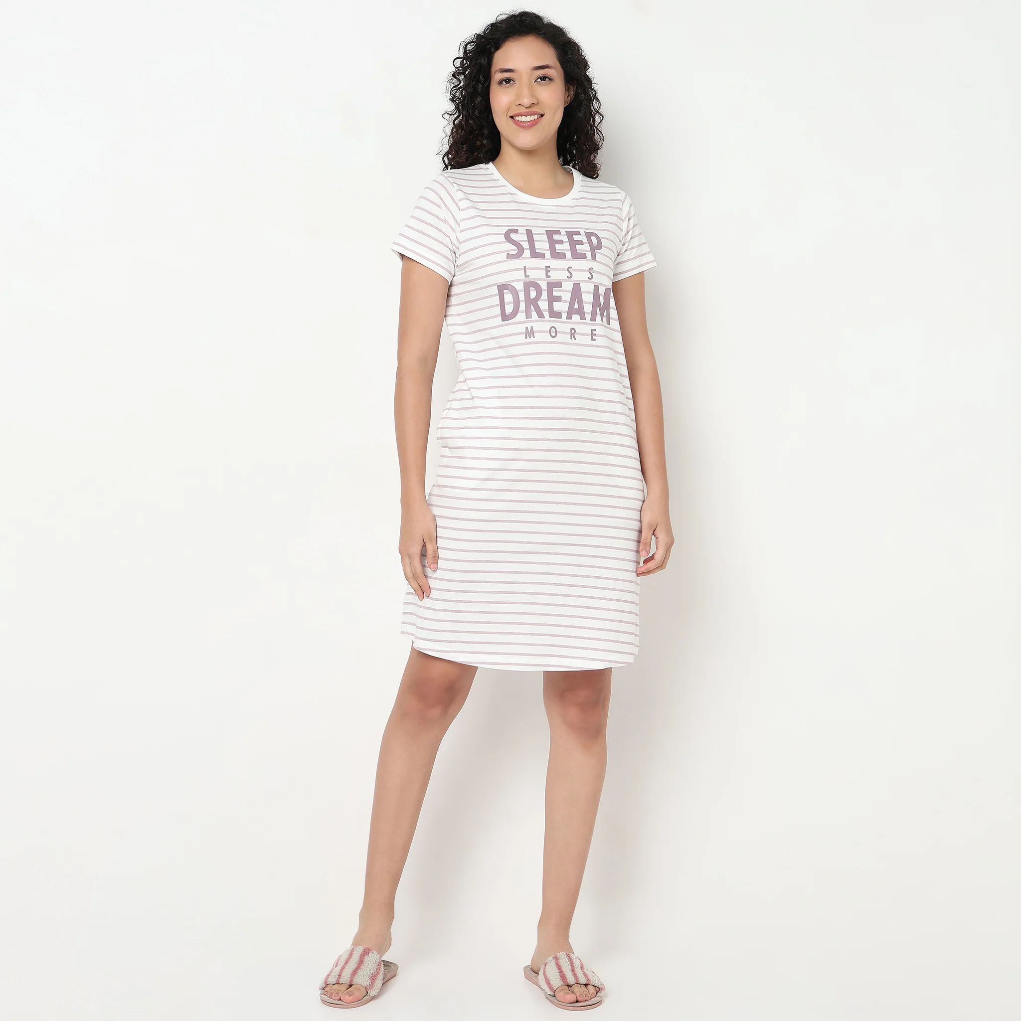 Printed Cotton Short Gown - Image 2