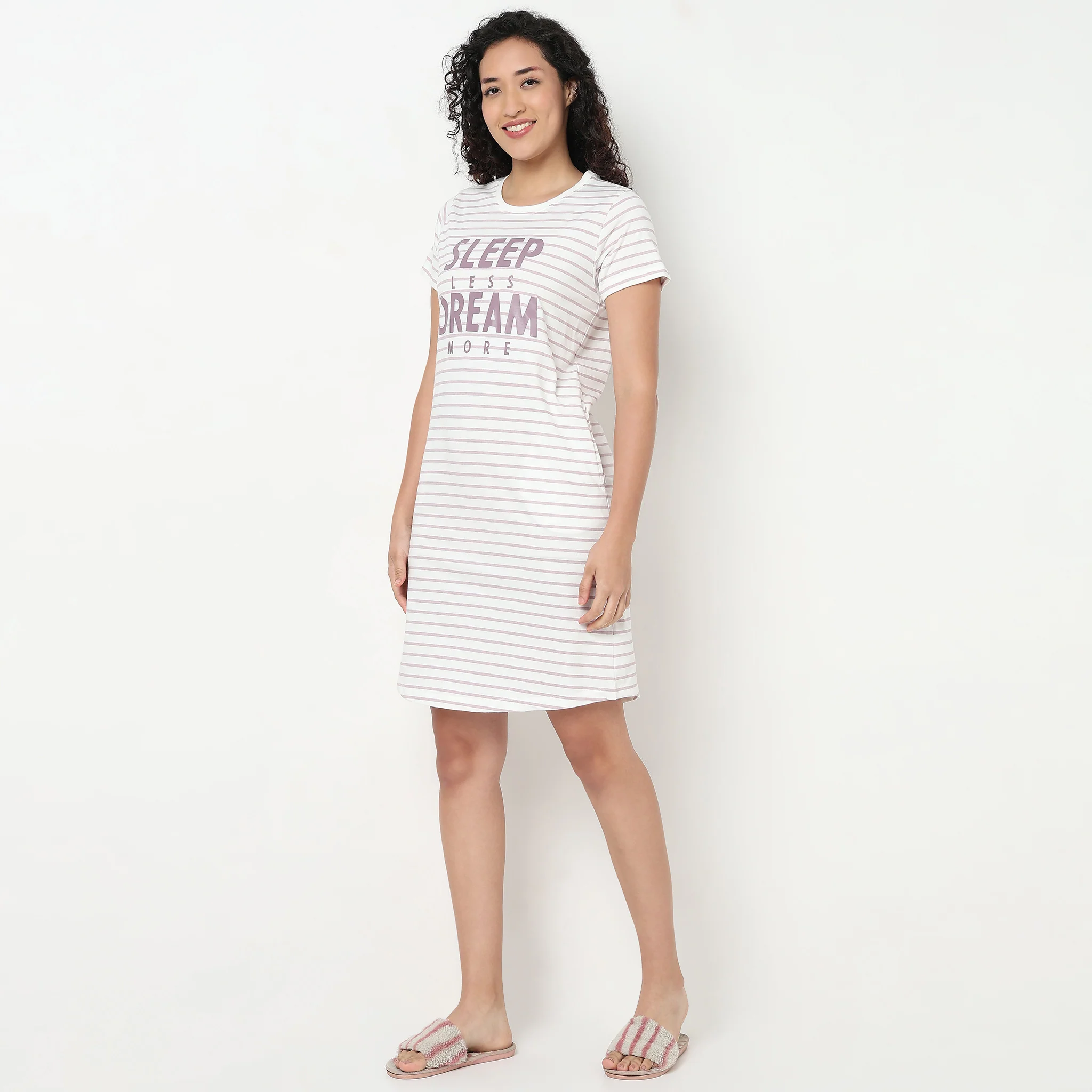 Printed Cotton Short Gown - Image 5
