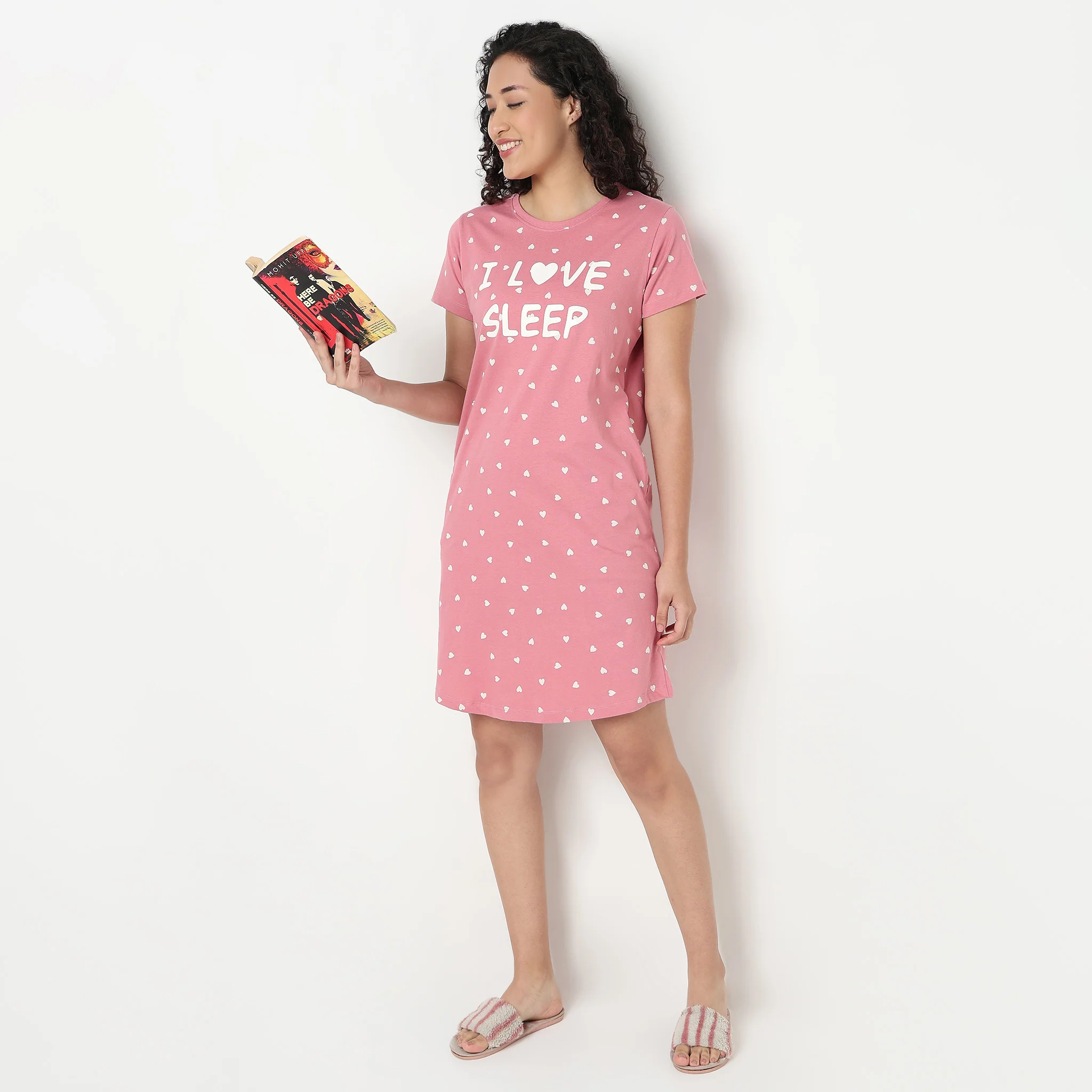 Printed Cotton Short Gown