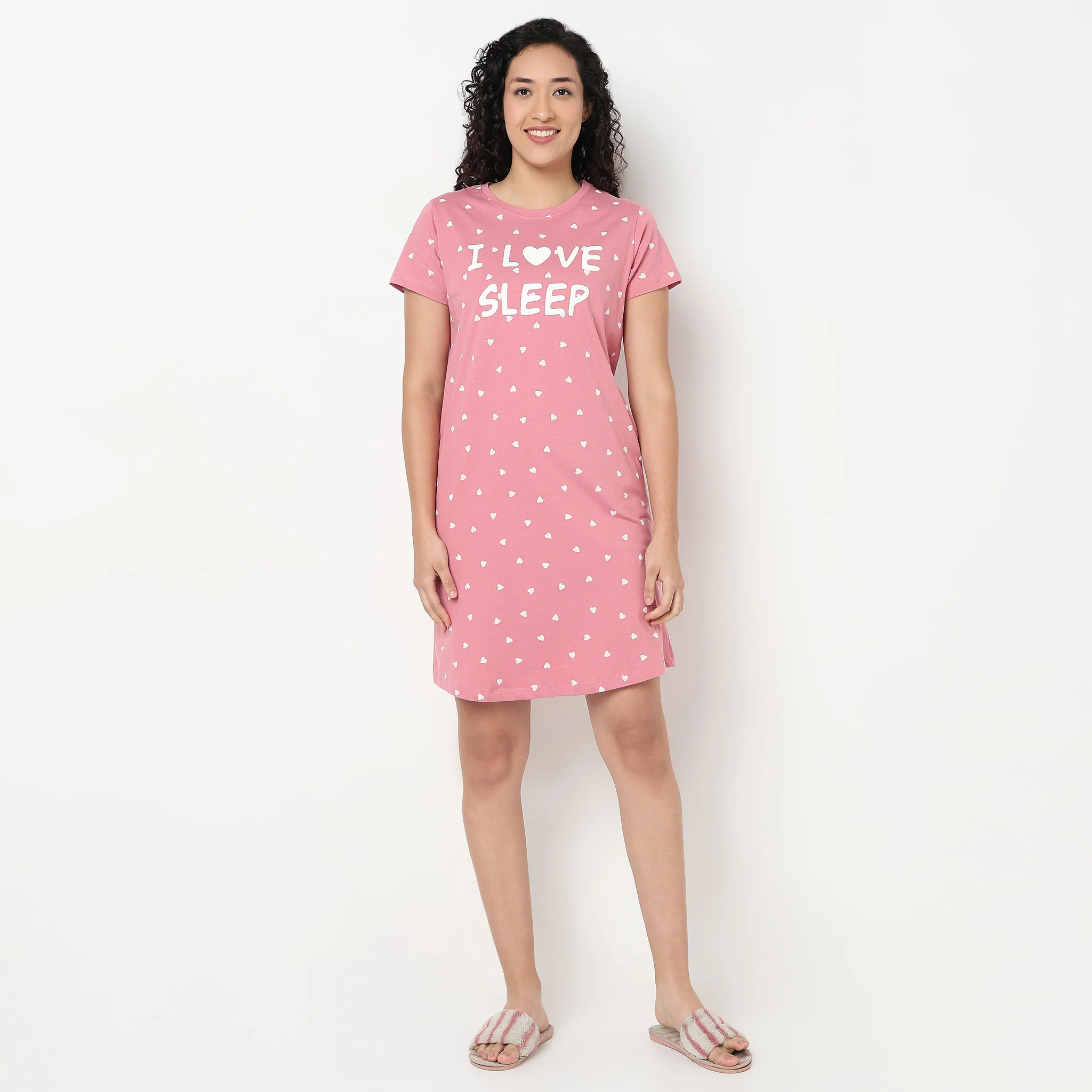 Printed Cotton Short Gown - Image 2